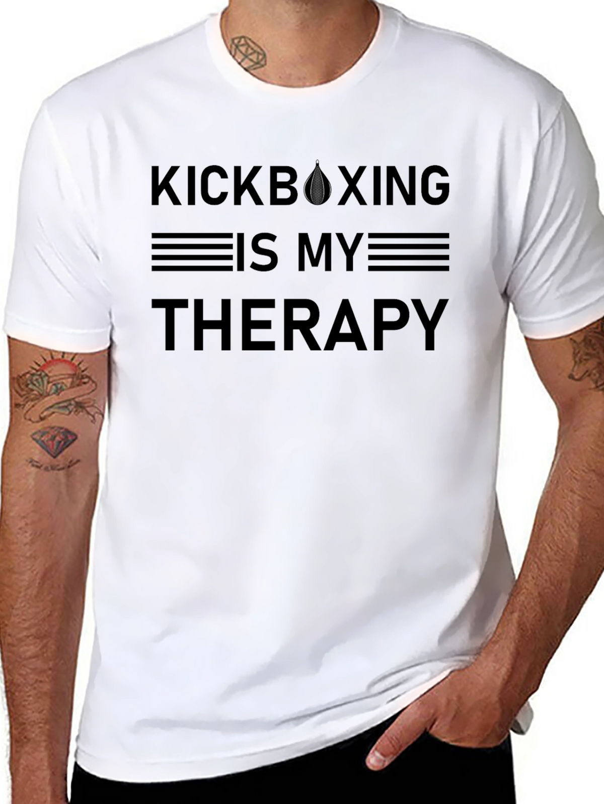Kickboxing Therapy Graphic Tee - Unisex