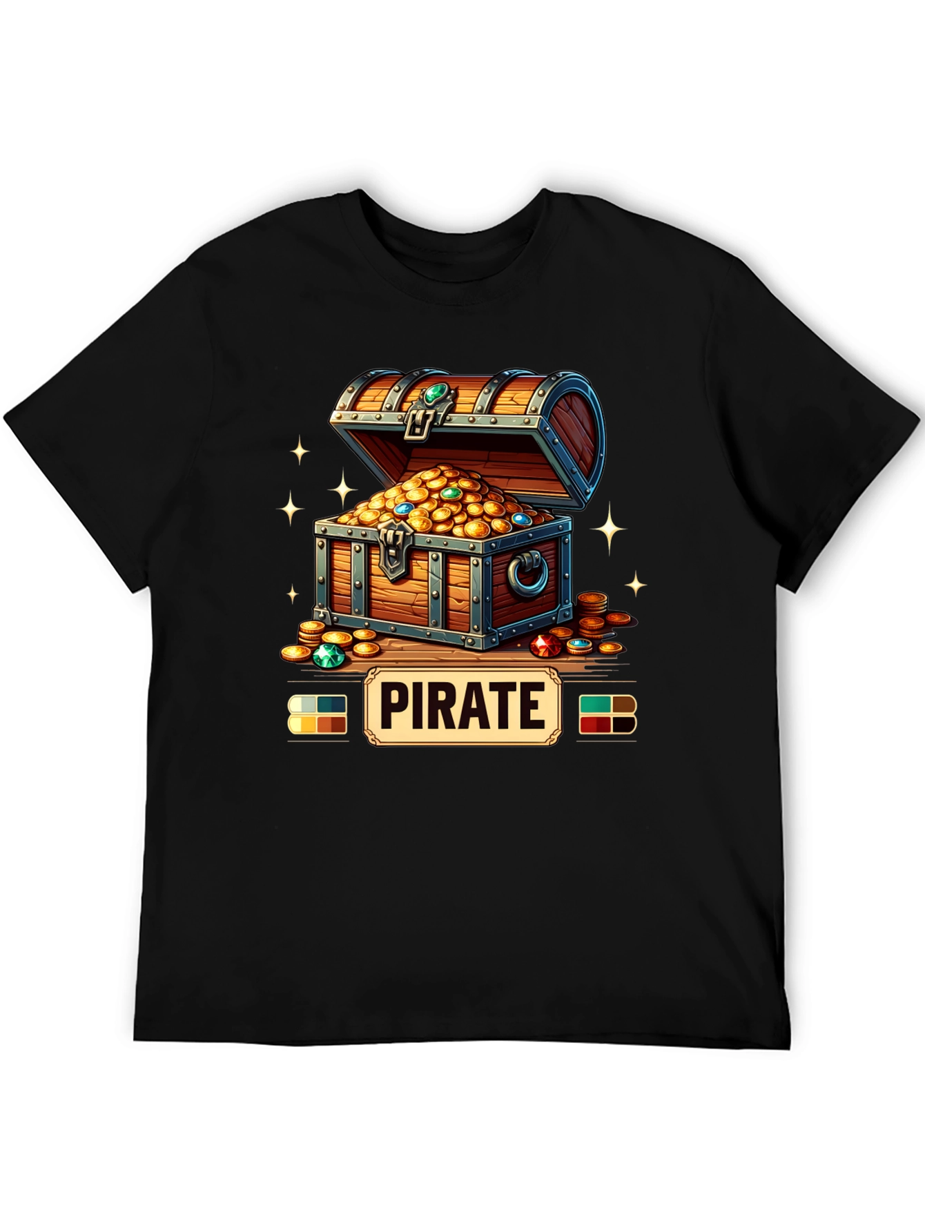 Pirate Treasure Chest Graphic Tee