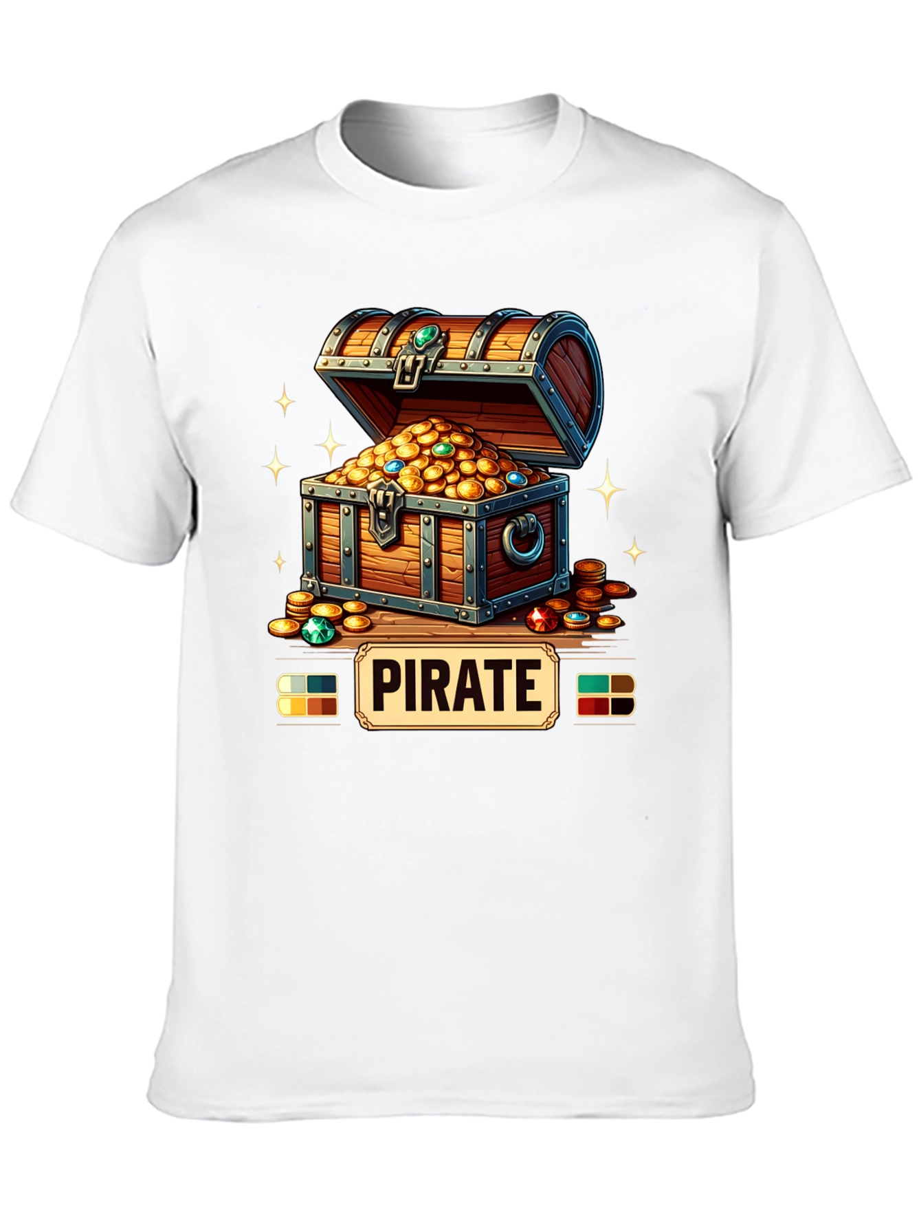 Pirate Treasure Chest Graphic Tee