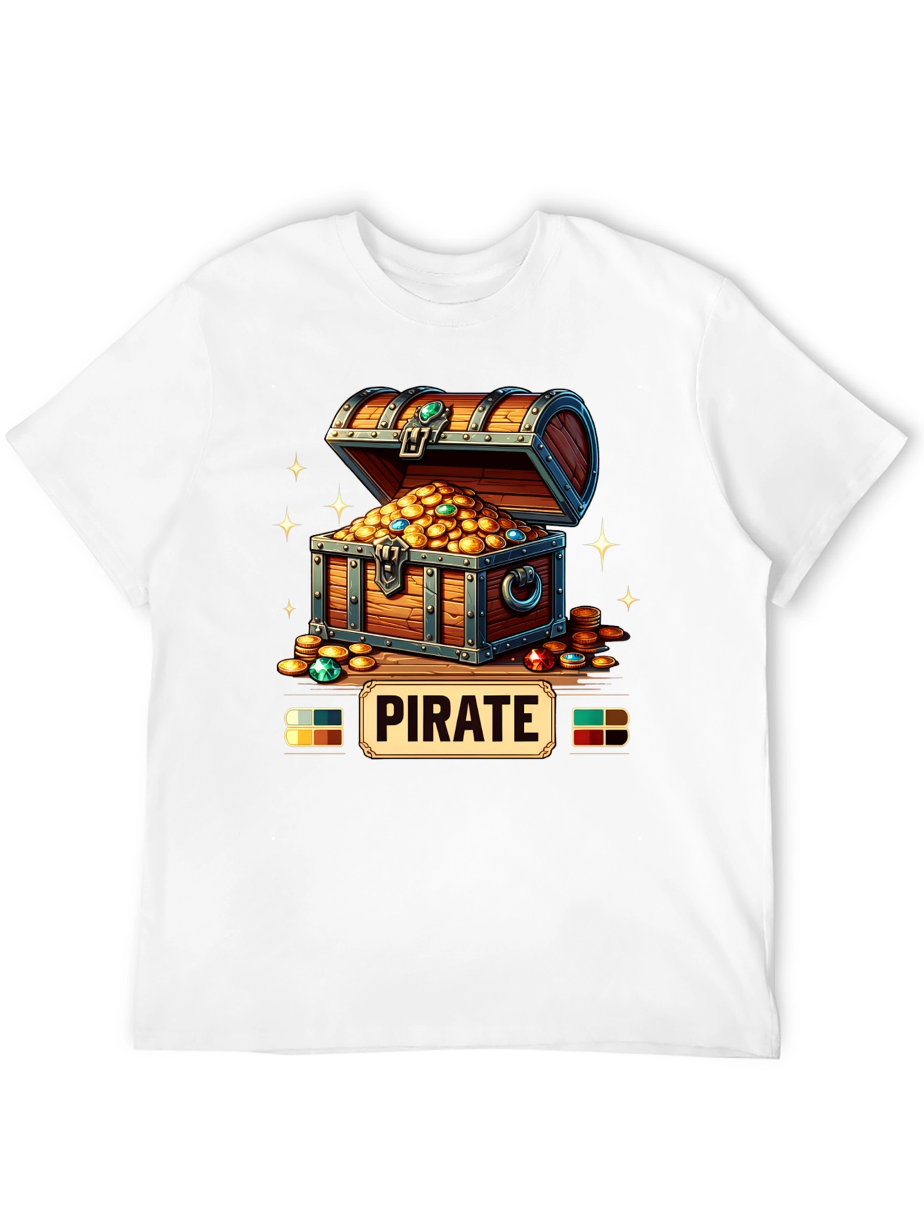 Pirate Treasure Chest Graphic Tee