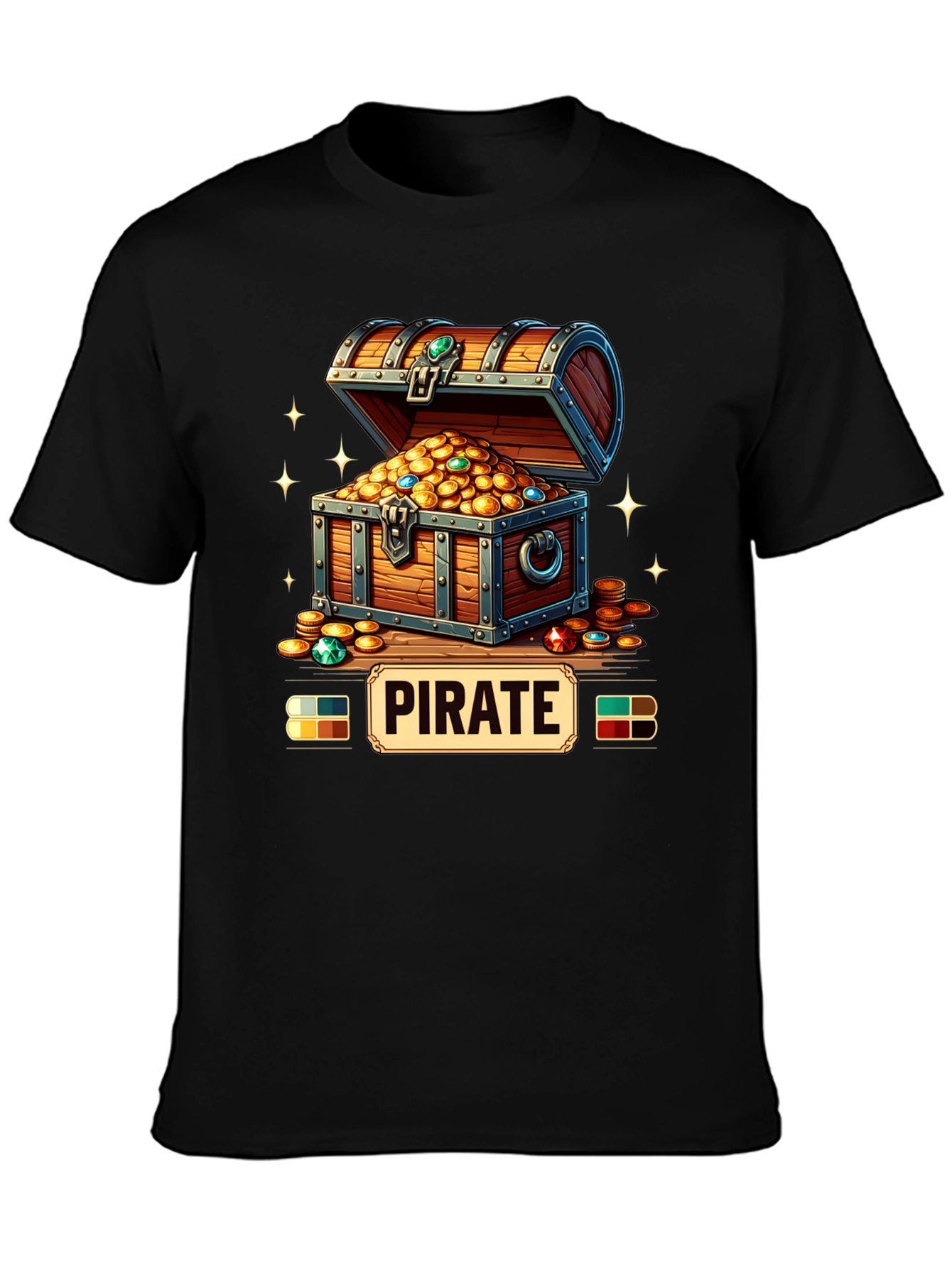 Pirate Treasure Chest Graphic Tee
