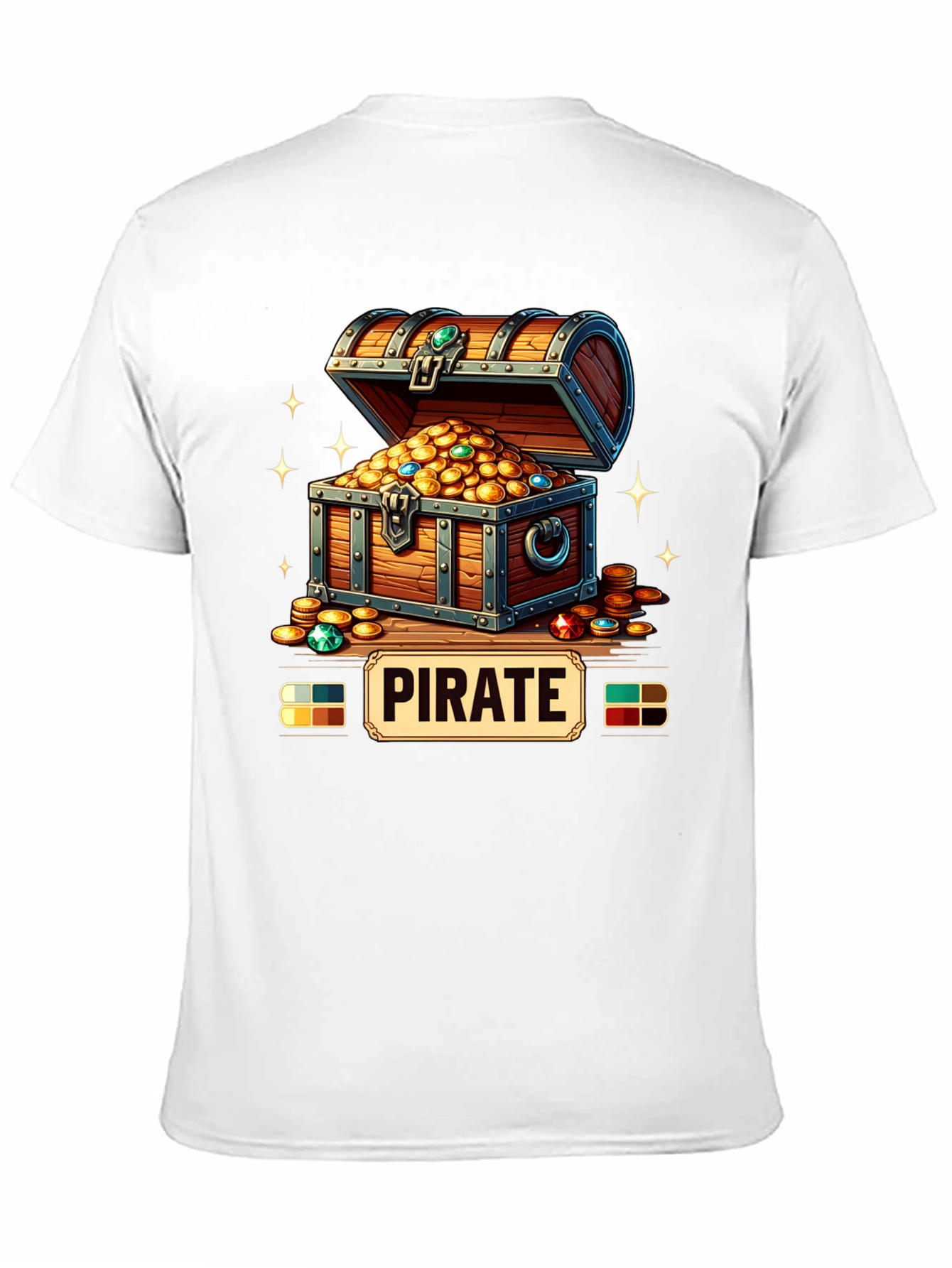 Pirate Treasure Chest Graphic Tee