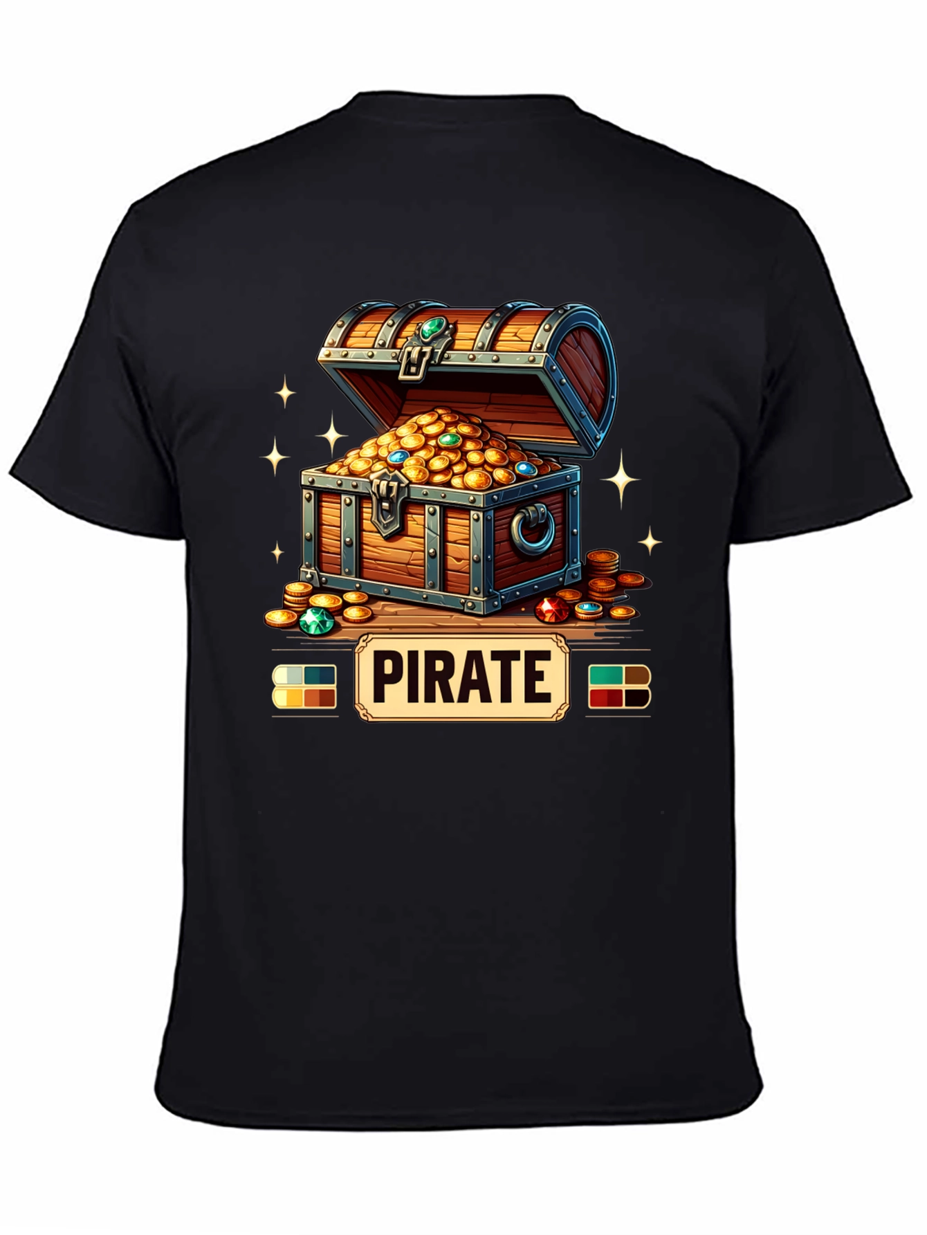 Pirate Treasure Chest Graphic Tee