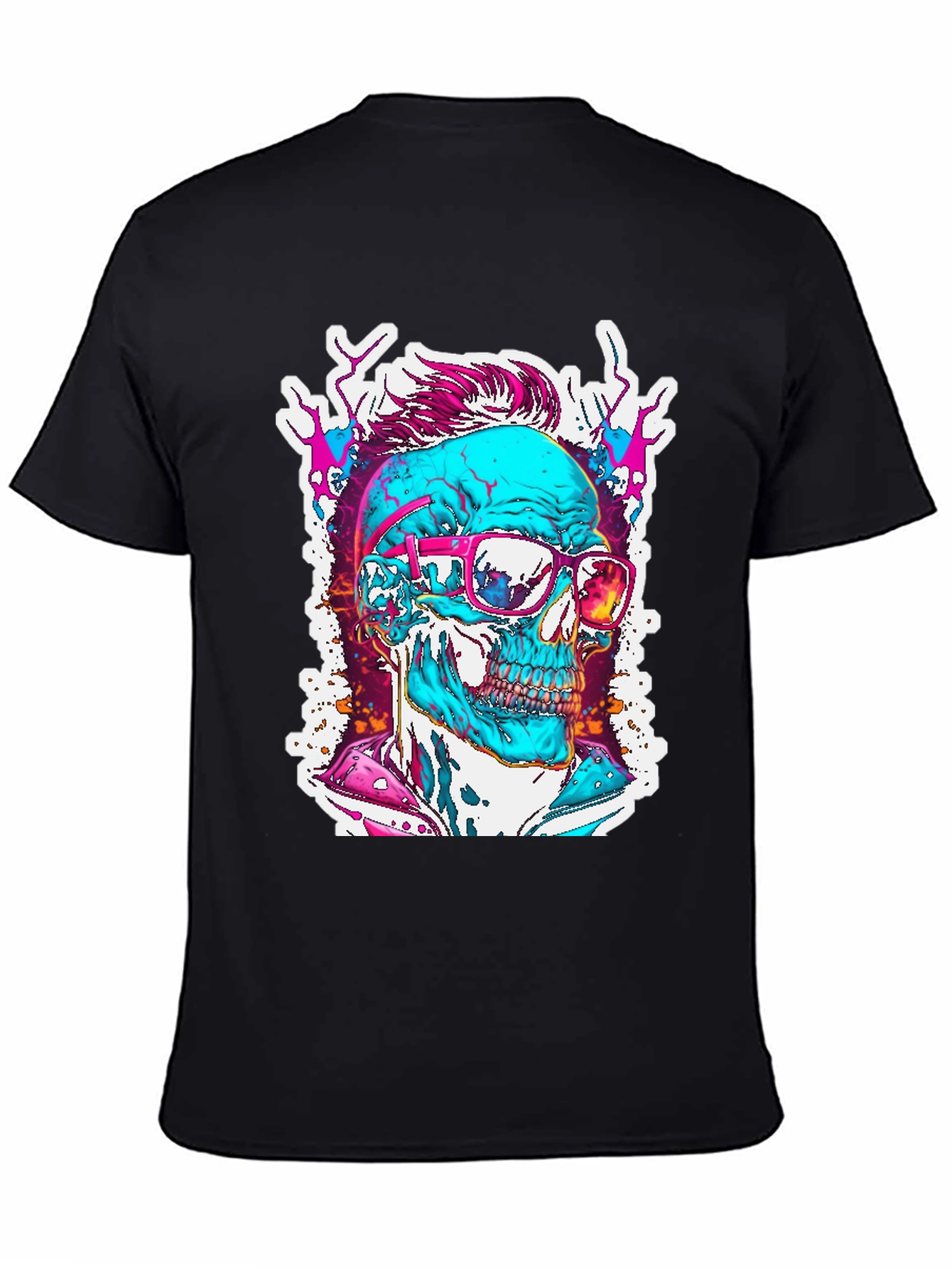 Edgy Skull Graphic Tee - Cool & Unique Design