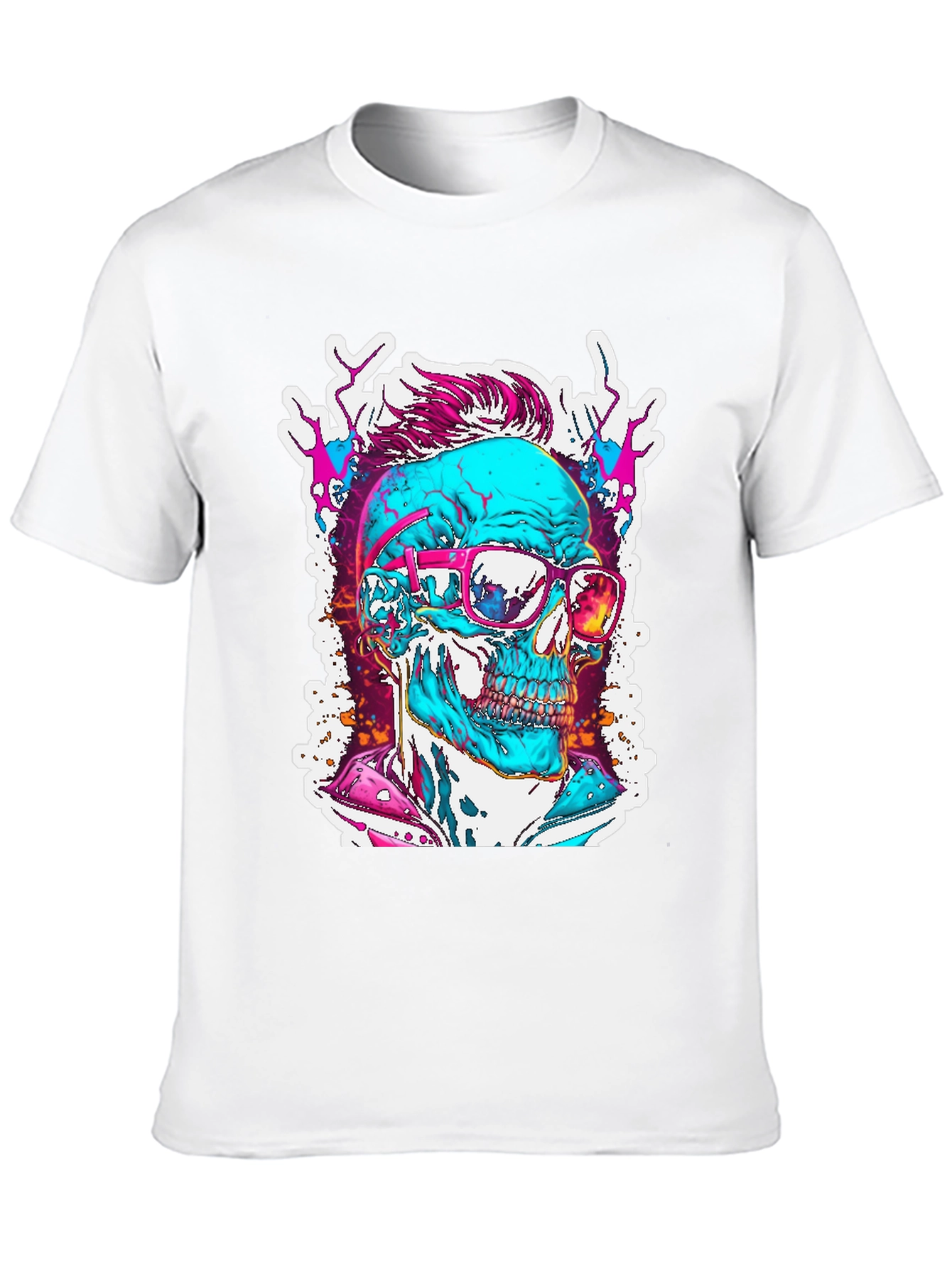 Edgy Skull Graphic Tee - Cool & Unique Design