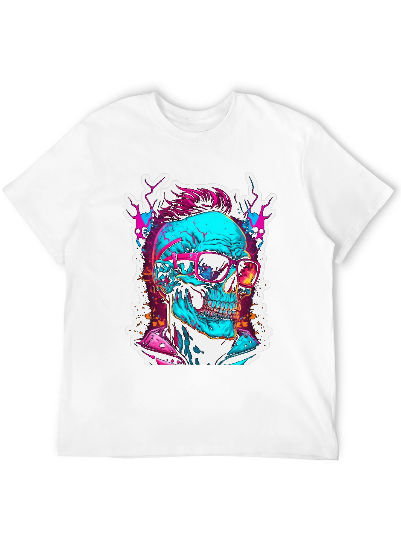 Edgy Skull Graphic Tee - Cool & Unique Design
