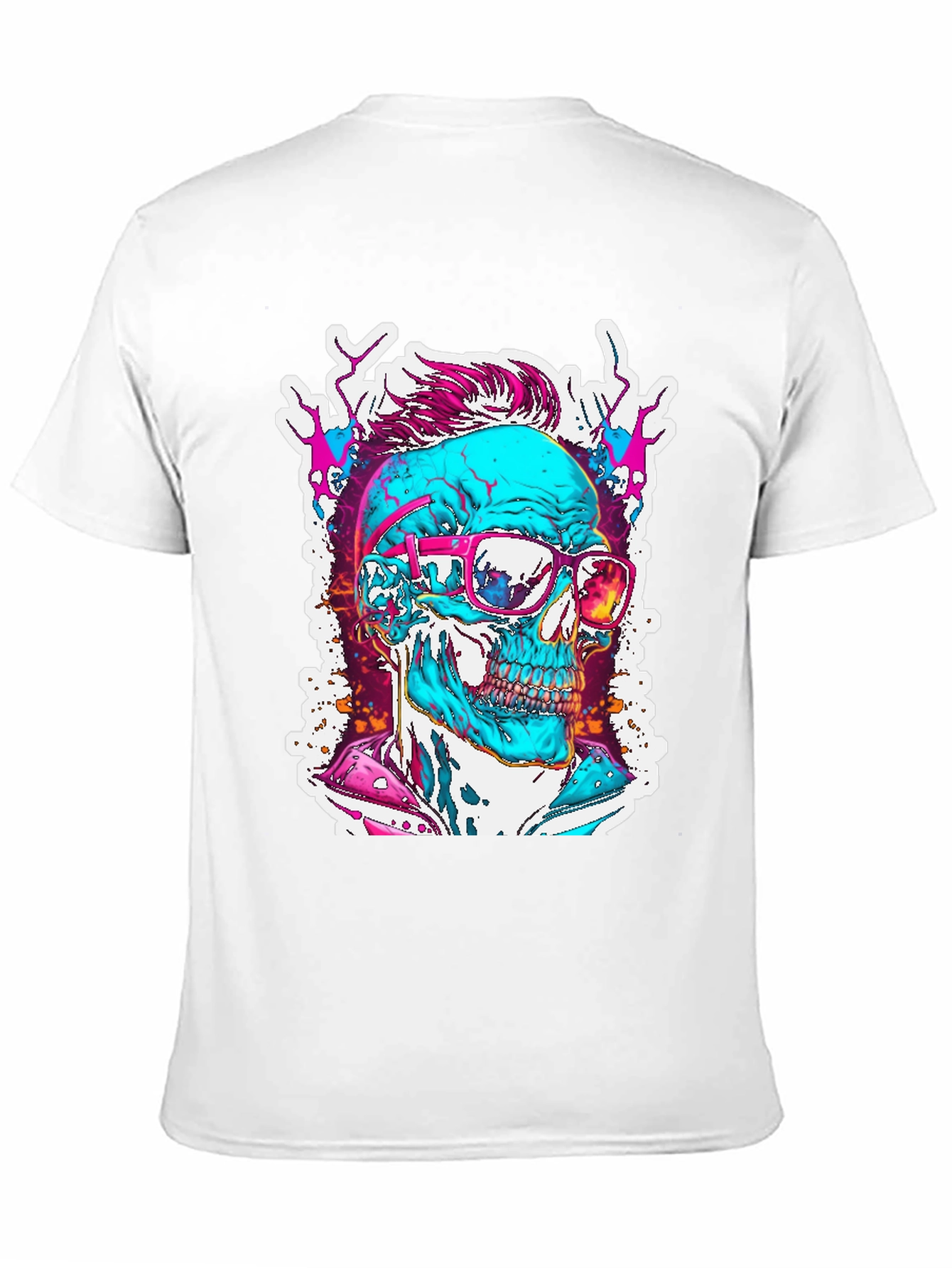 Edgy Skull Graphic Tee - Cool & Unique Design