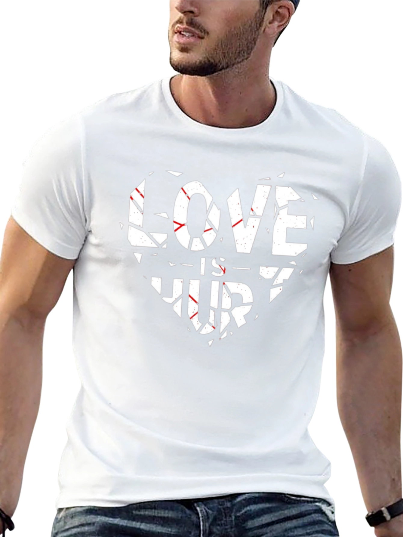 Love Hurts Heart Graphic T-Shirt