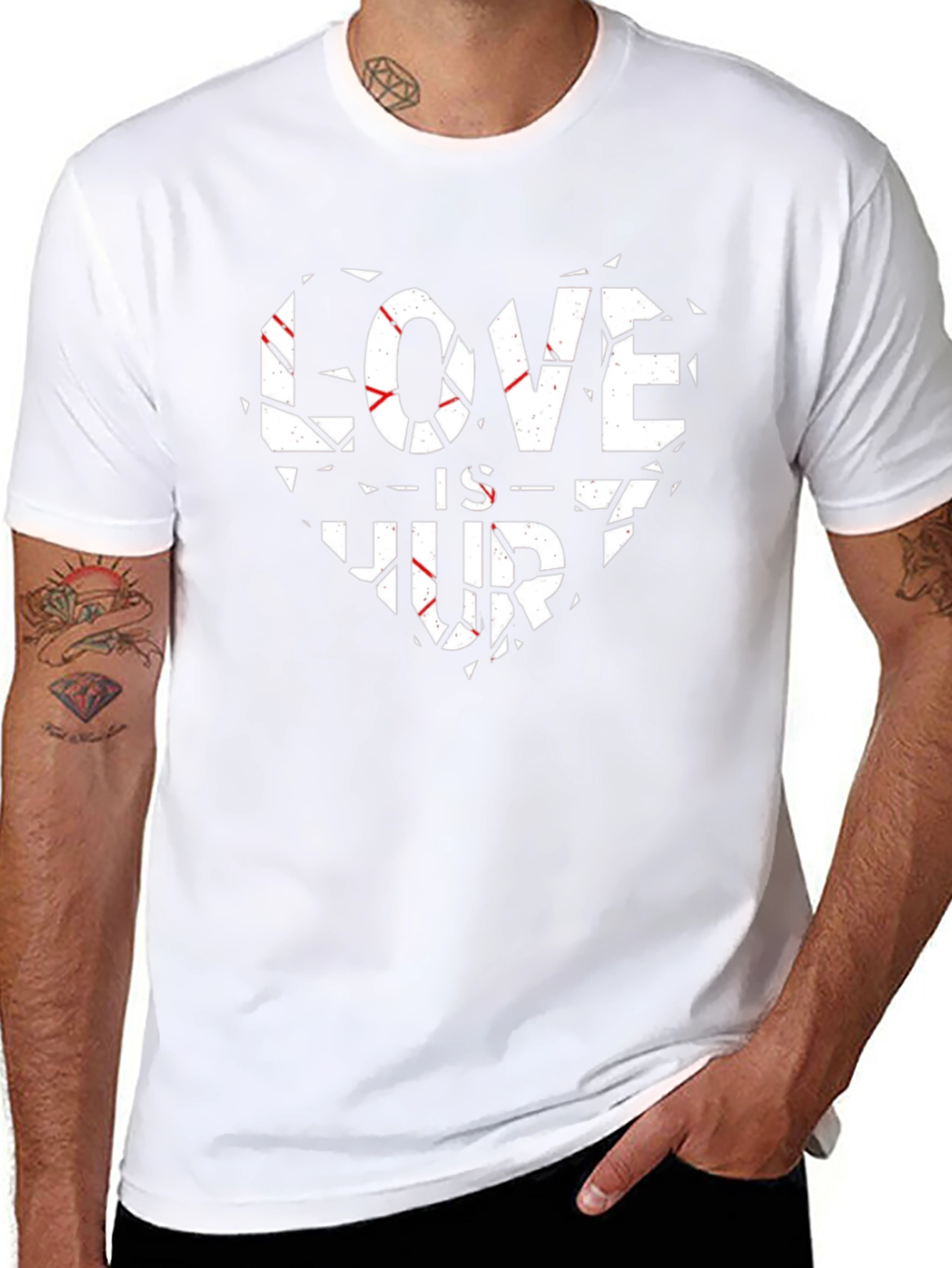 Love Hurts Heart Graphic T-Shirt