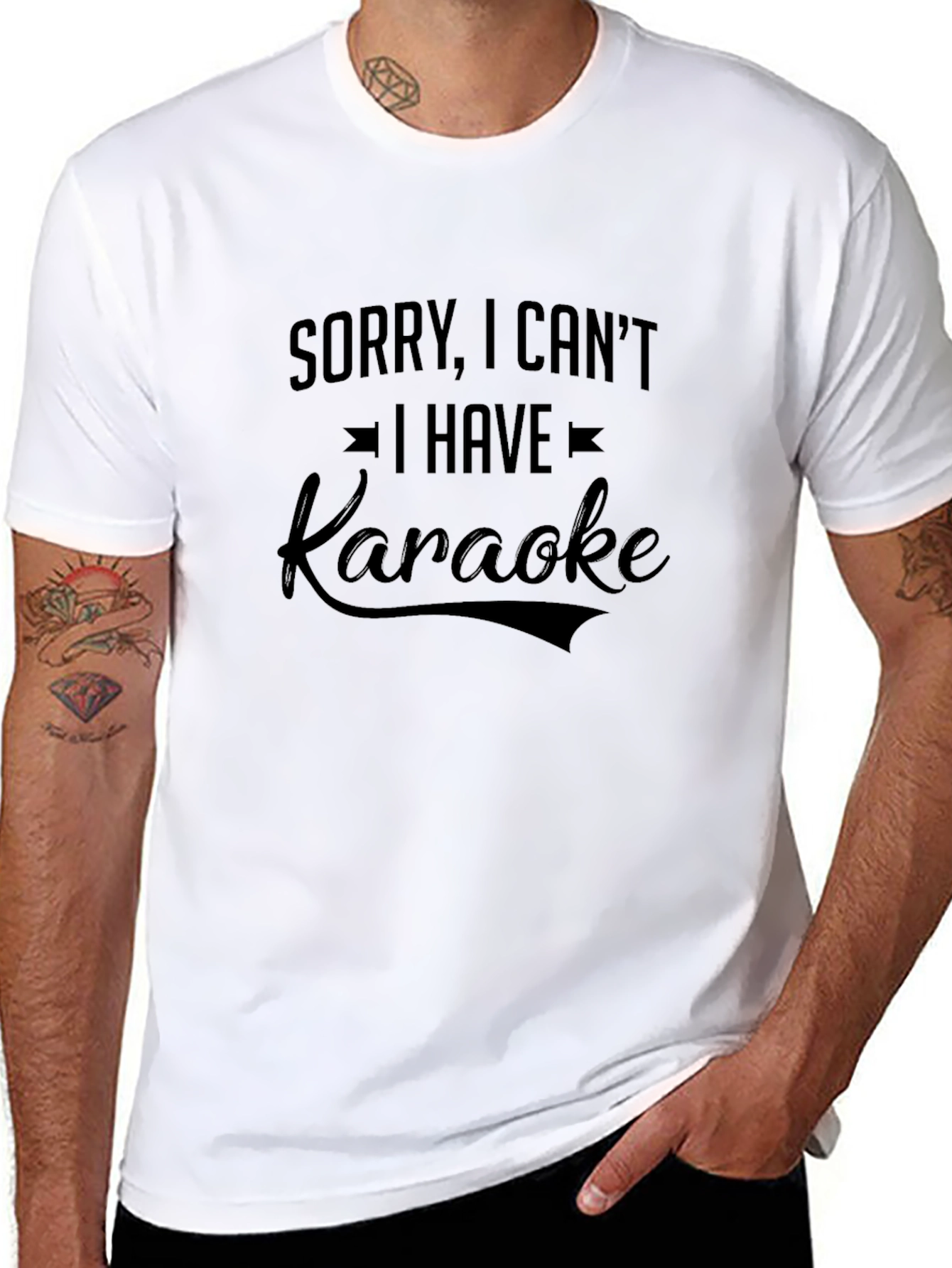 Karaoke T-Shirt - Sorry I Cant
