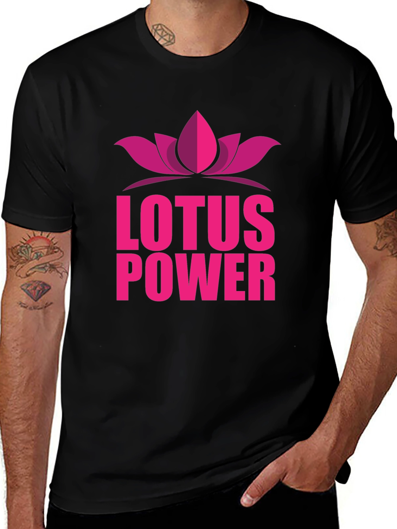 Lotus Power T-Shirt - Stylish Graphic Tee