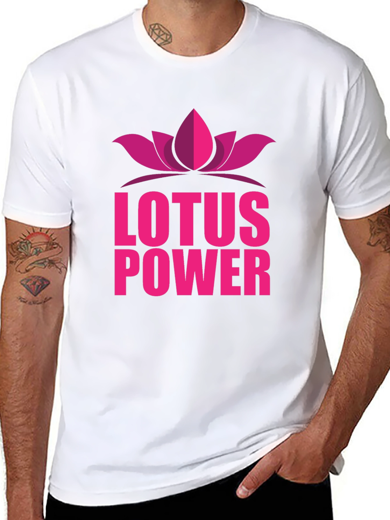 Lotus Power T-Shirt - Stylish Graphic Tee