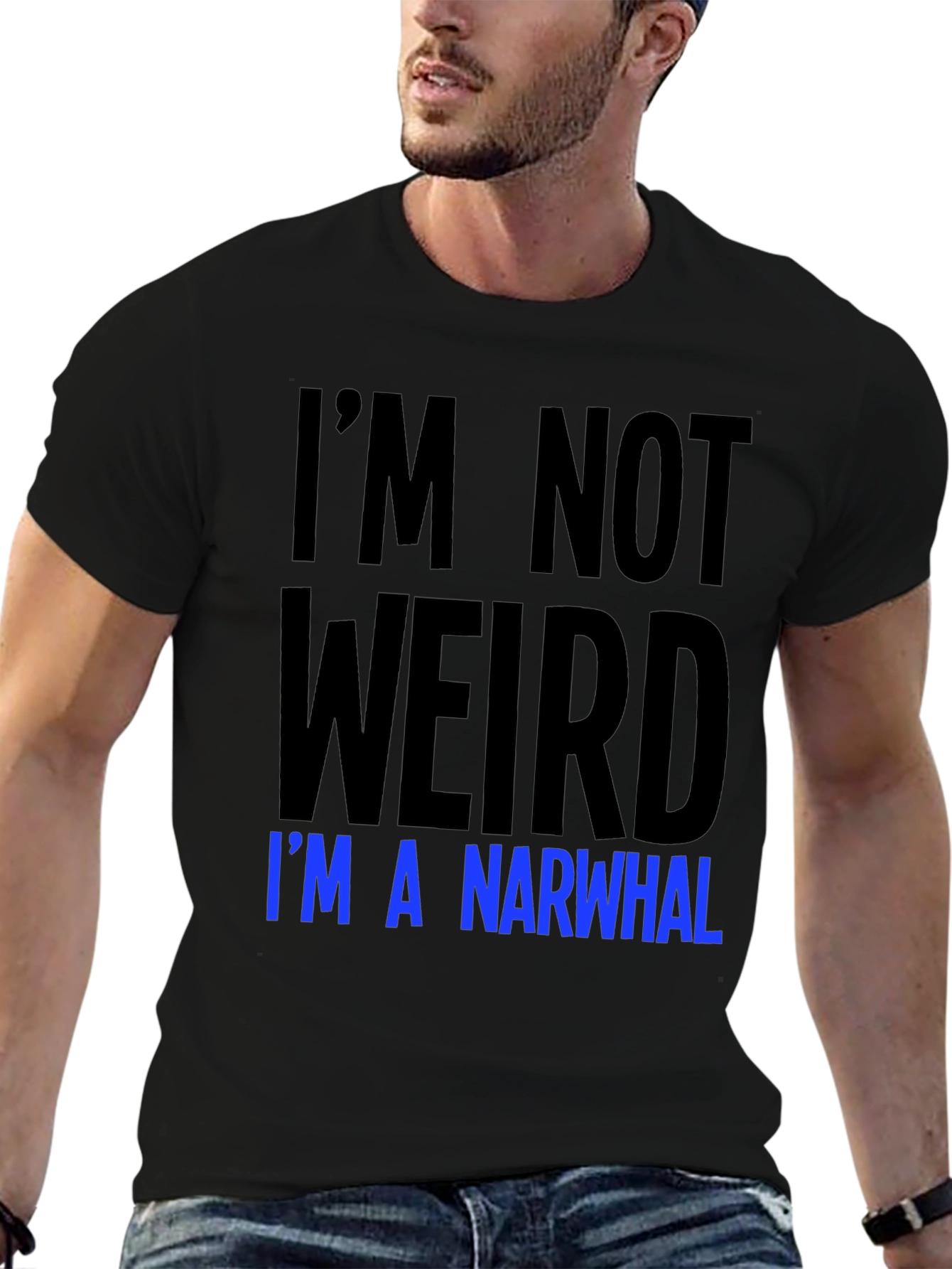 Im Not Weird Im A Narwhal Graphic Tee