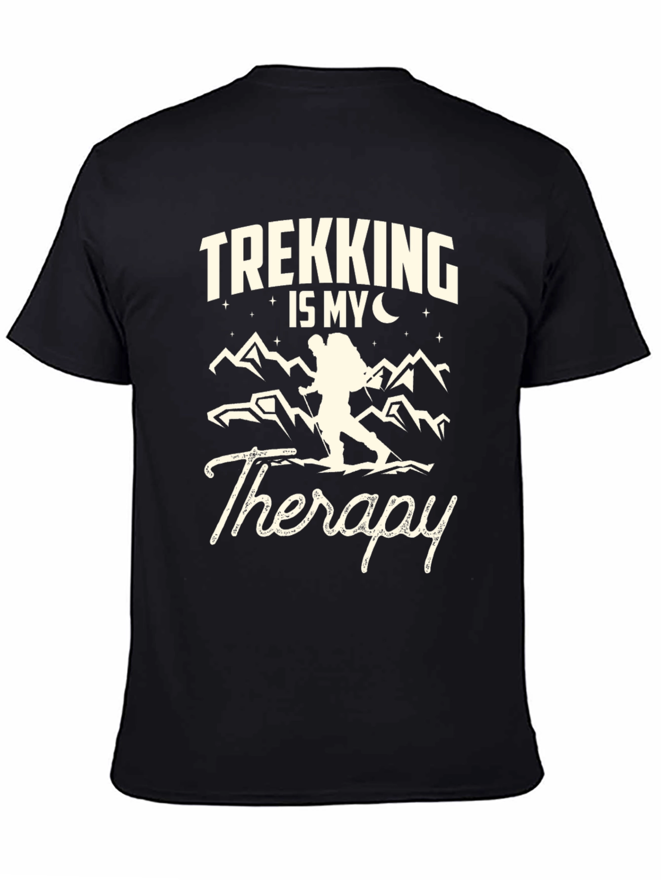 Trekking Is My Therapy Graphic T-Shirt
