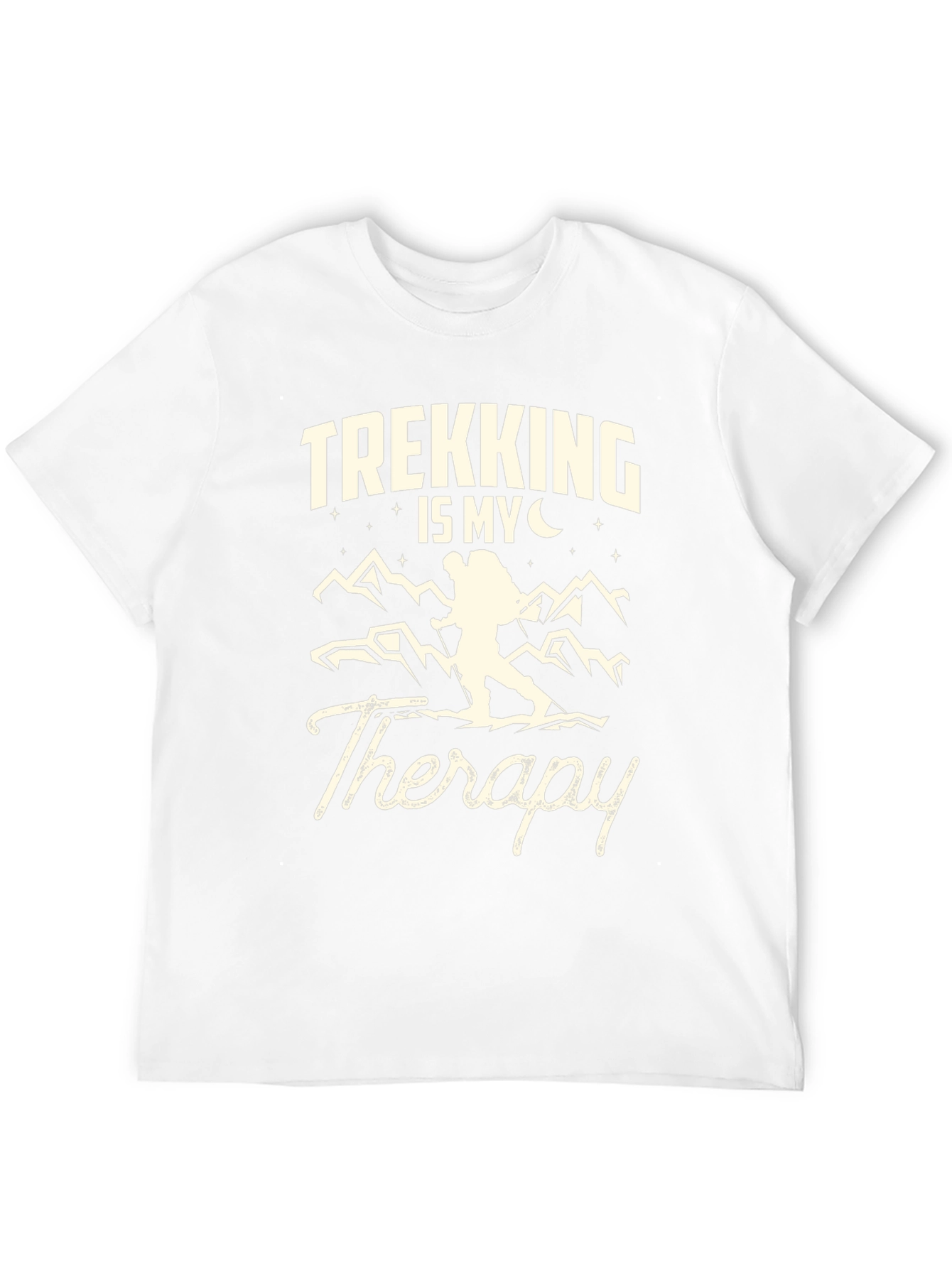 Trekking Is My Therapy Graphic T-Shirt