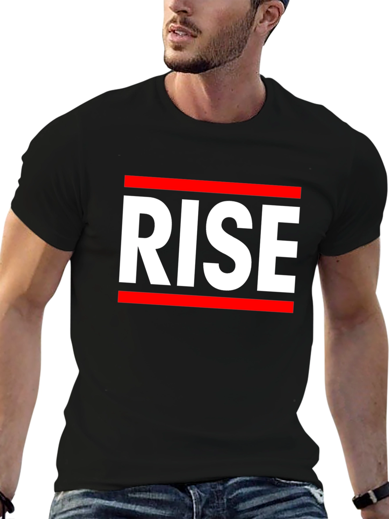 RISE Graphic Tee - Bold Statement T-Shirt