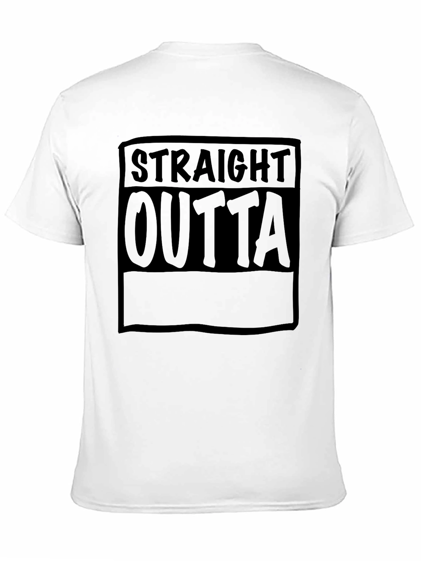 Straight Outta T-Shirt - Black