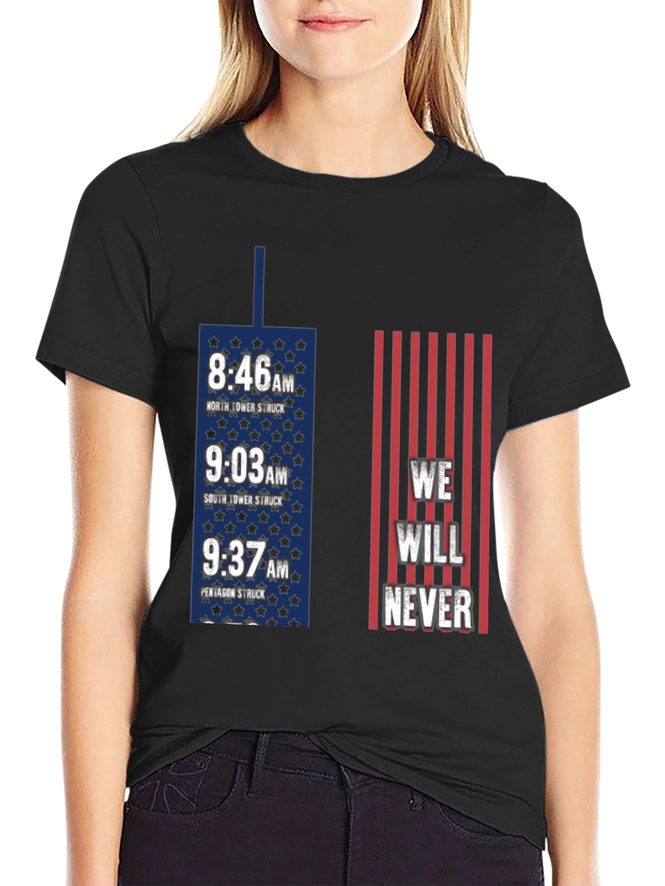 Patriotic 9/11 Never Forget T-Shirt