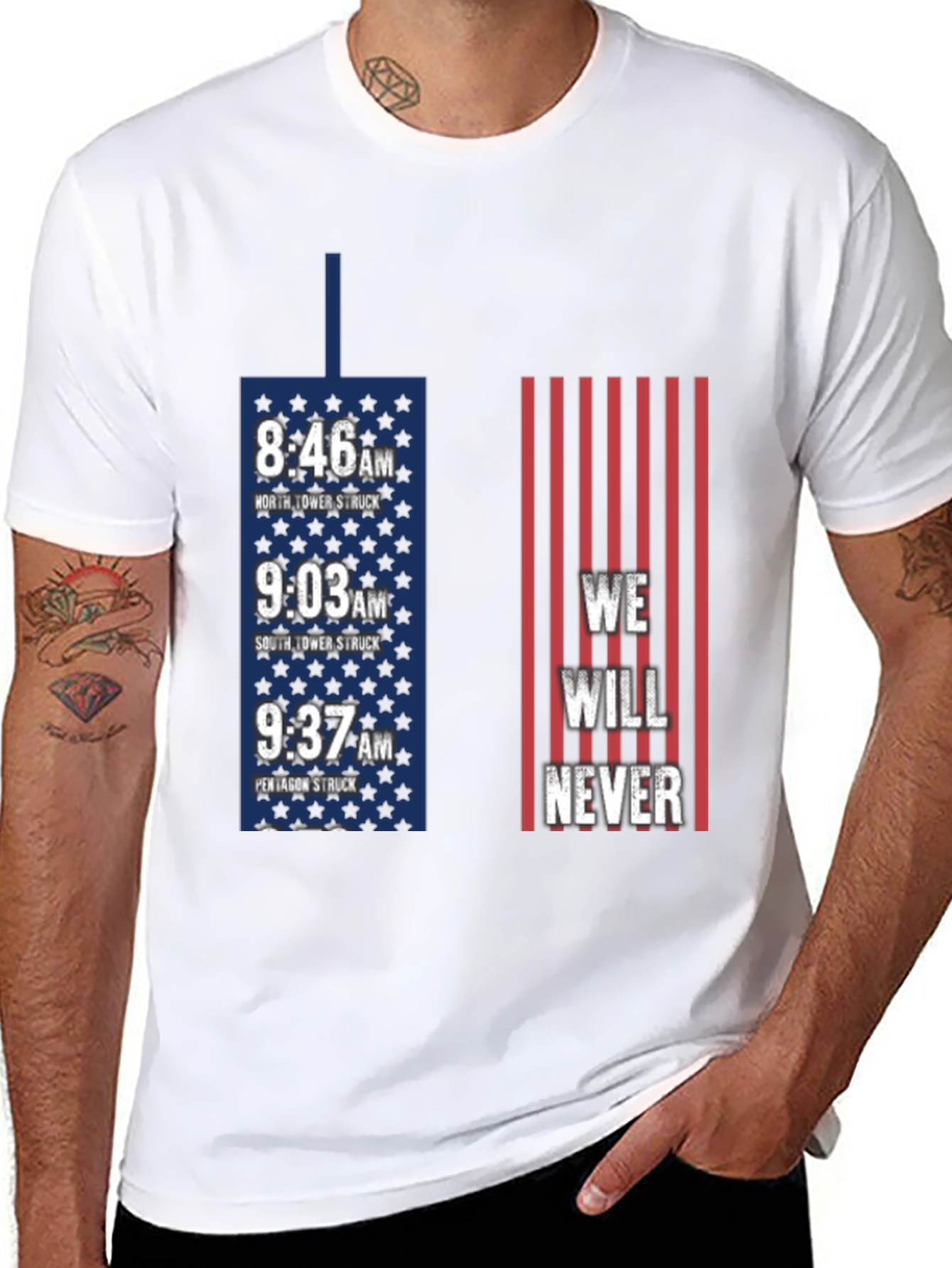 Patriotic 9/11 Never Forget T-Shirt