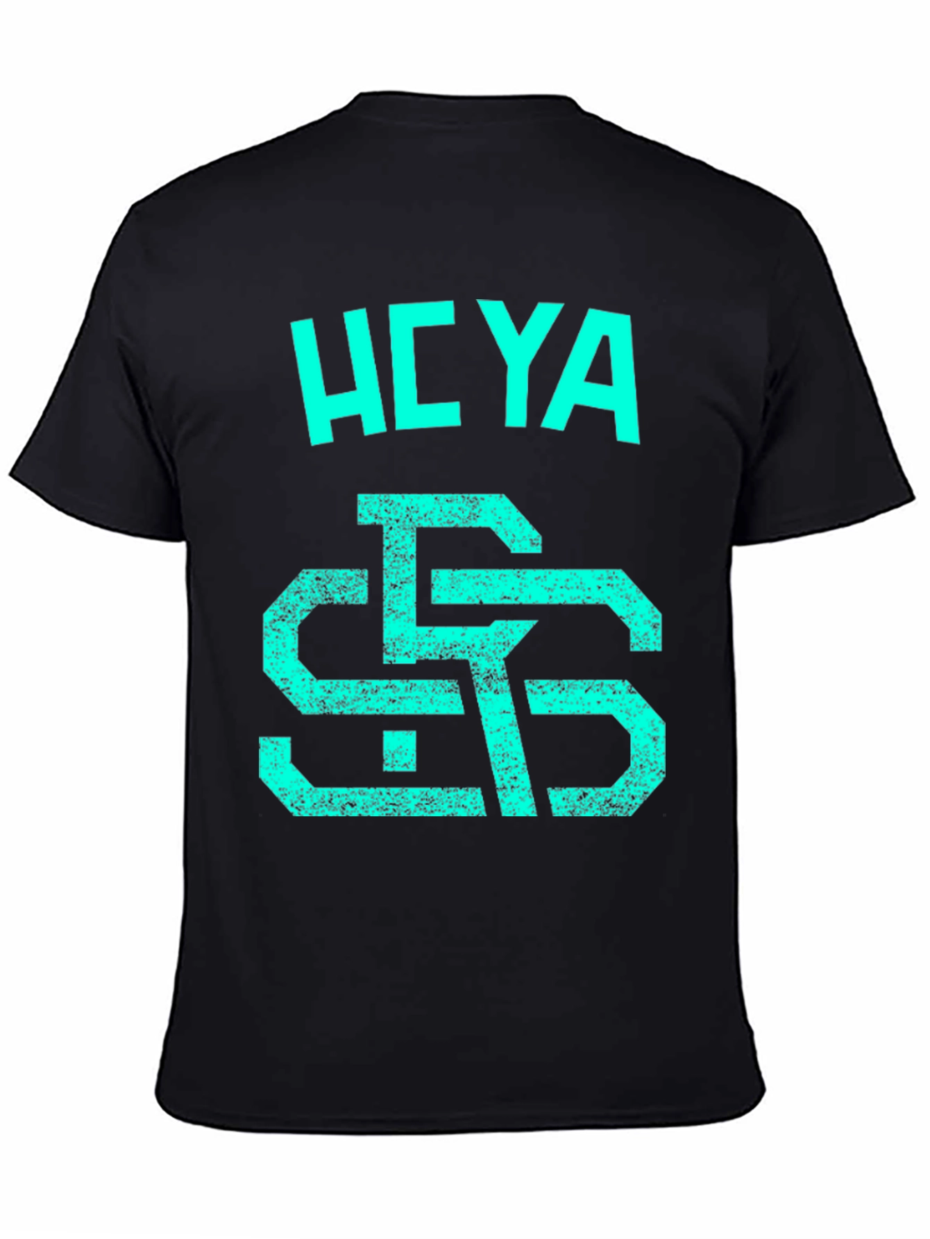 Hoya Saxa T-Shirt Graphic Print Short Sleeve Black