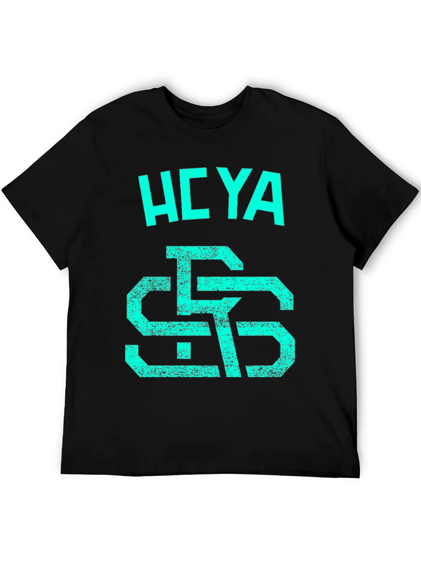 Hoya Saxa T-Shirt Graphic Print Short Sleeve Black