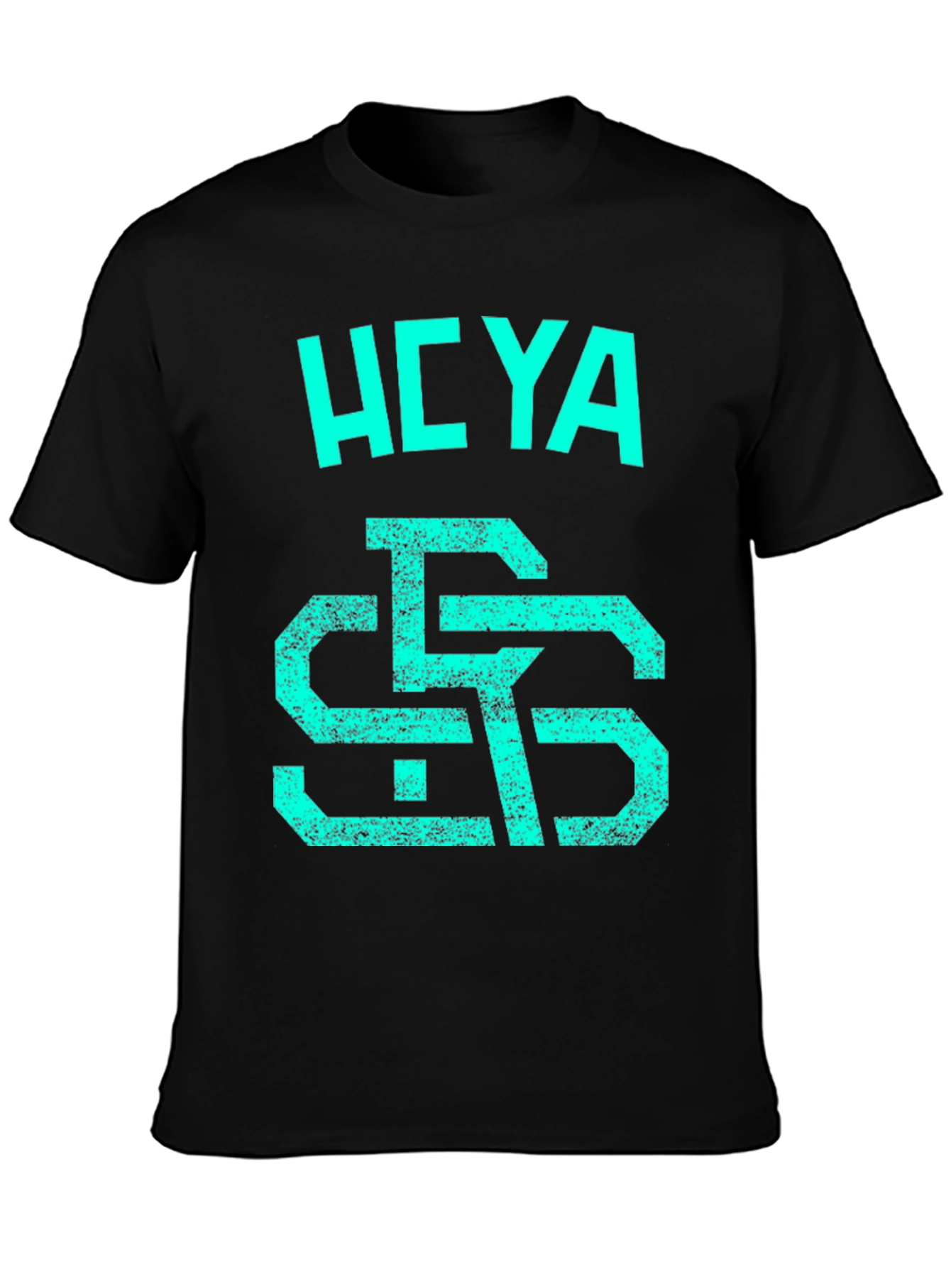 Hoya Saxa T-Shirt Graphic Print Short Sleeve Black