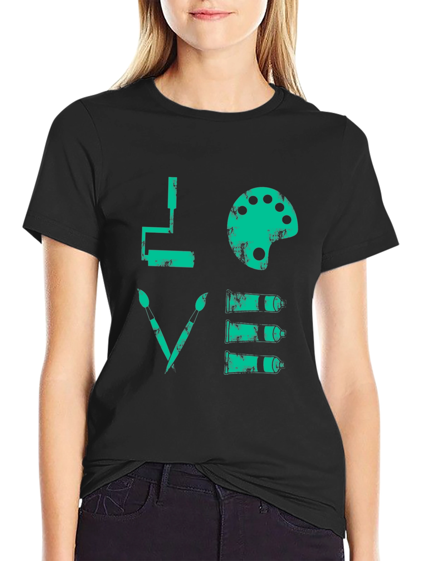 Artistic LOVE Graphic Tee - Painters Dream