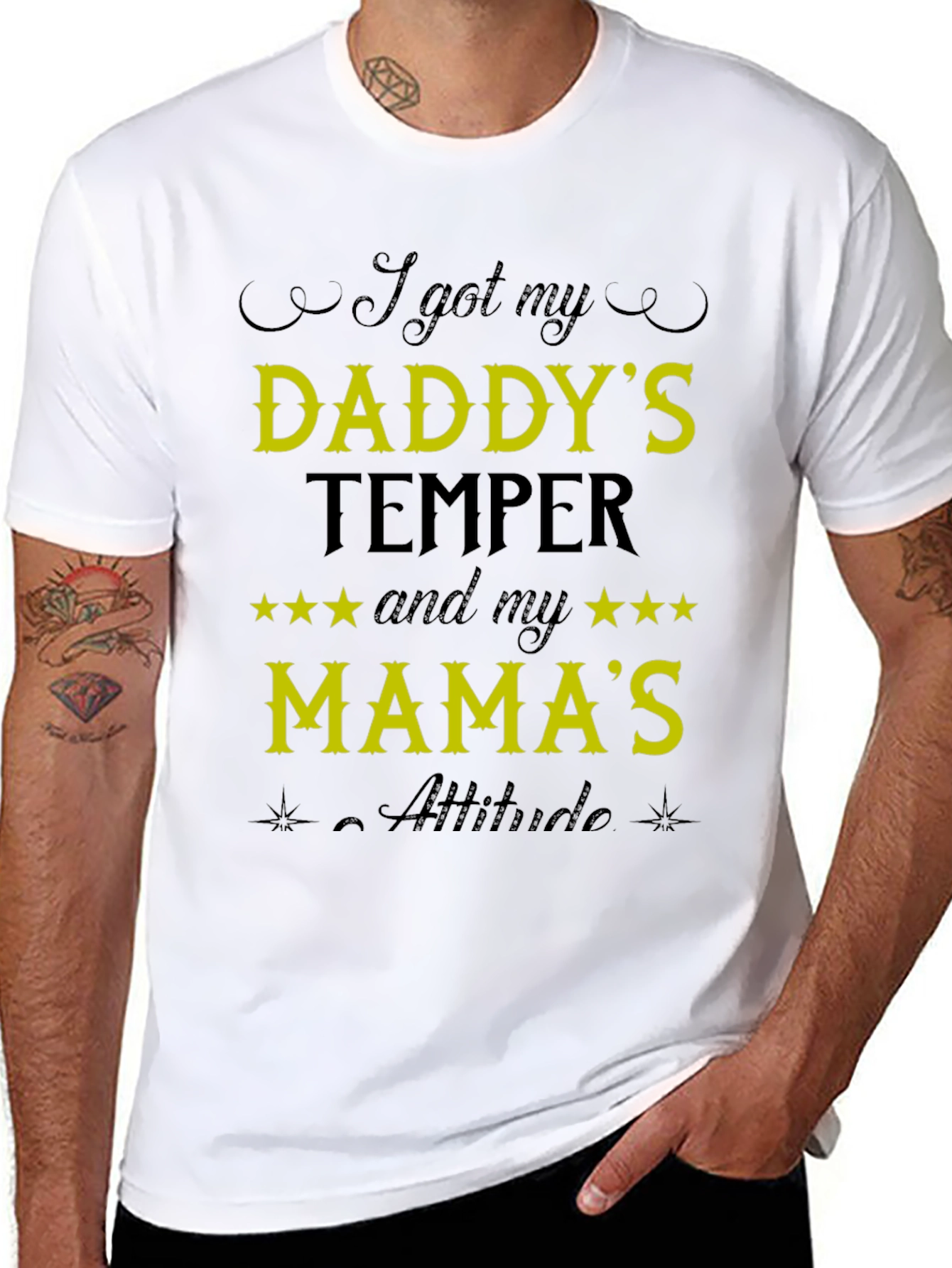 I Got My Daddys Temper Funny T-Shirt