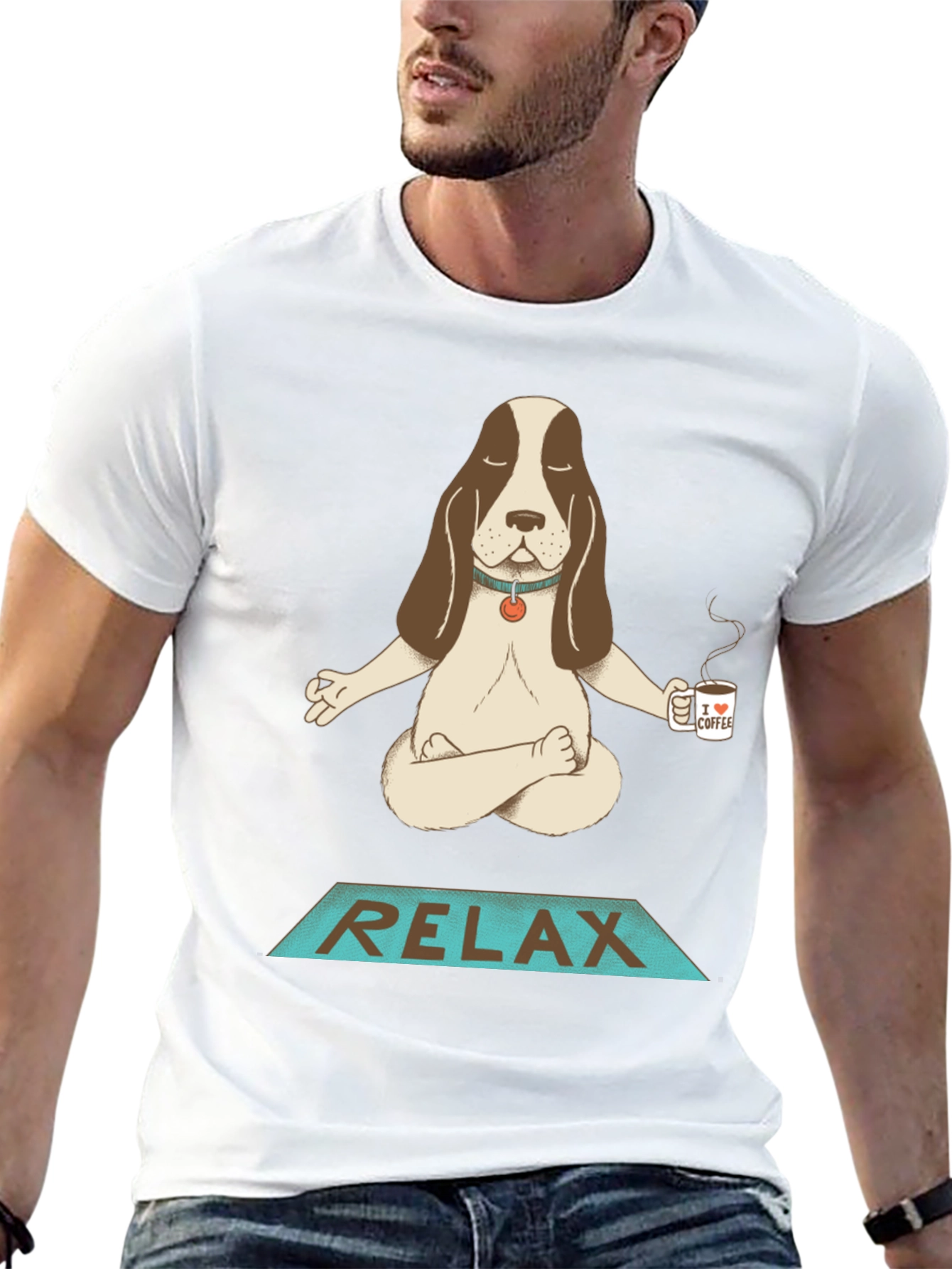 Relaxing Dog Yoga T-Shirt