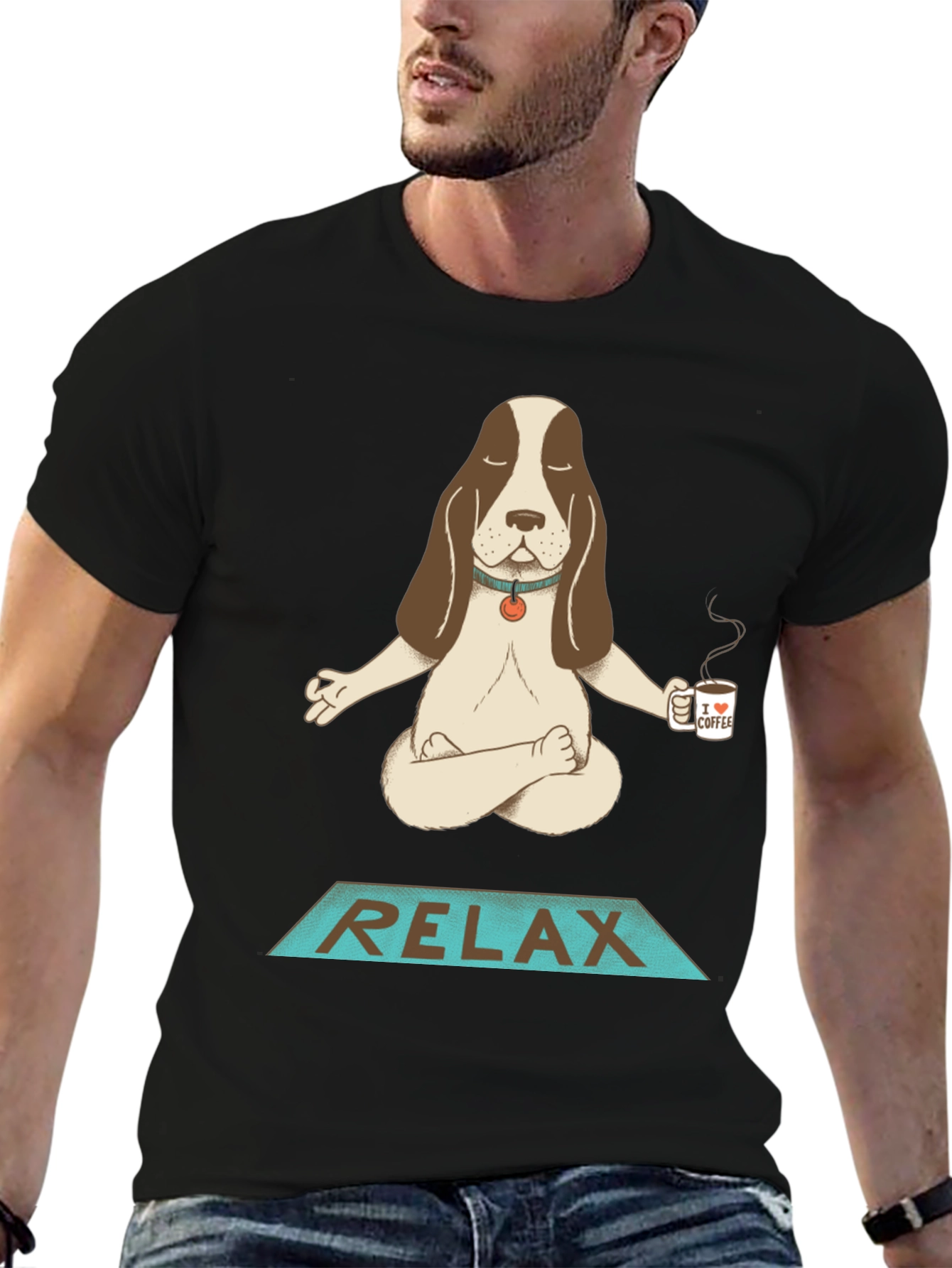 Relaxing Dog Yoga T-Shirt