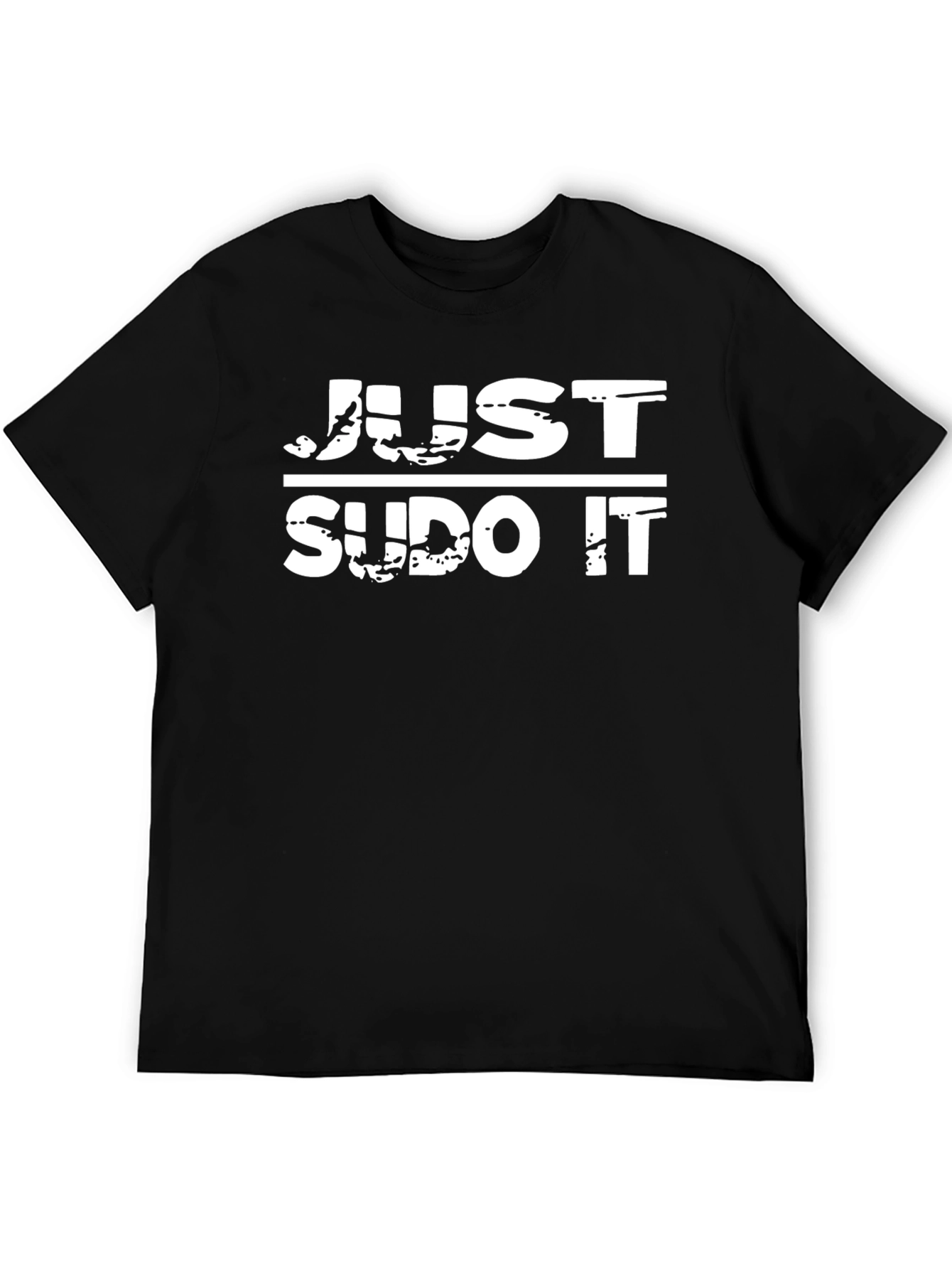 Just Sudo It Black T-Shirt