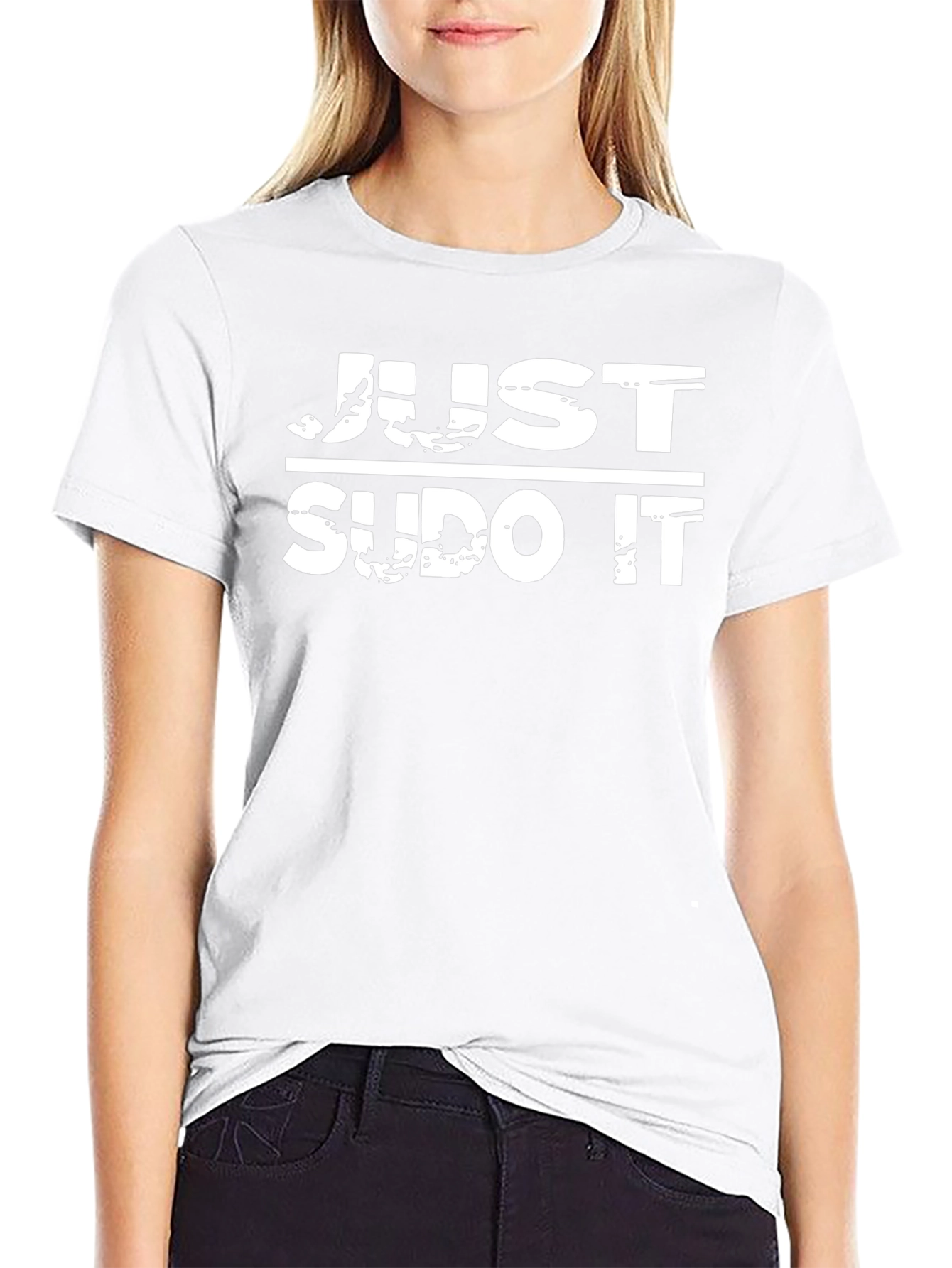 Just Sudo It Black T-Shirt