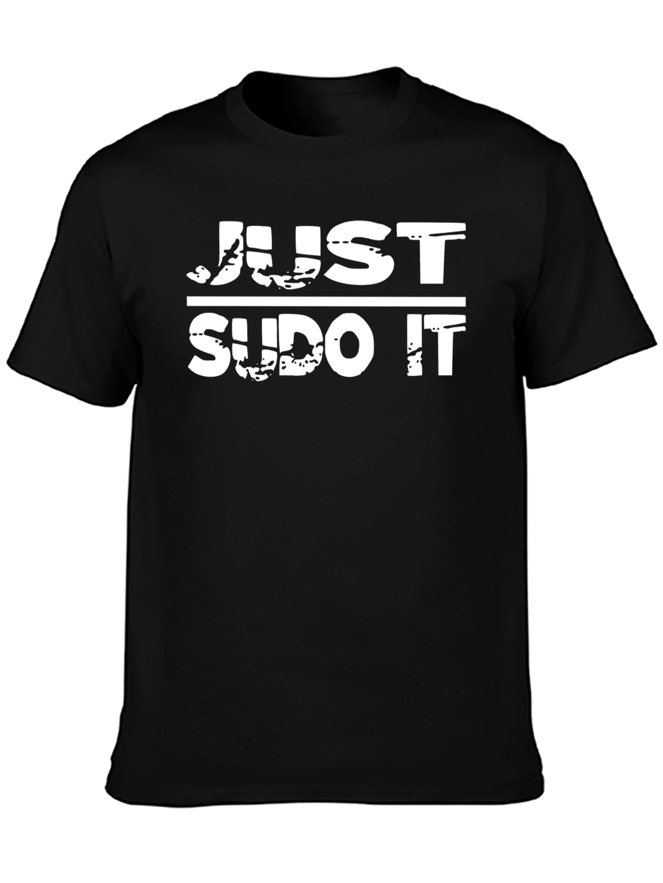 Just Sudo It Black T-Shirt