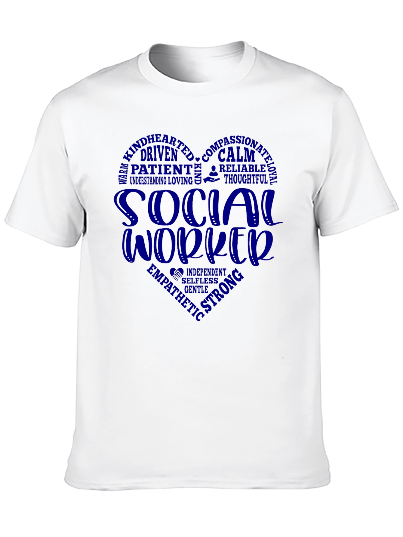 Social Worker Heart Graphic Tee
