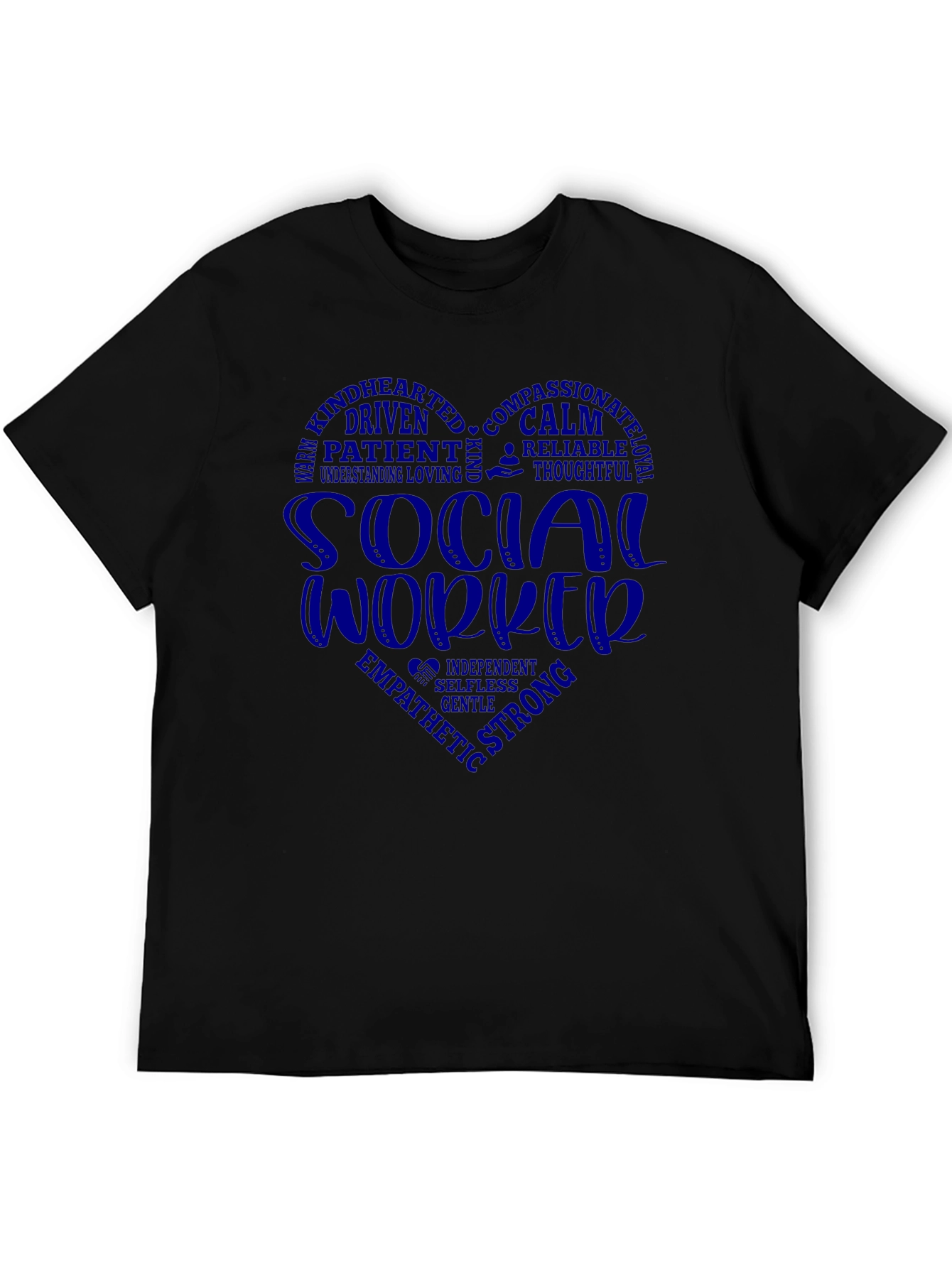 Social Worker Heart Graphic Tee