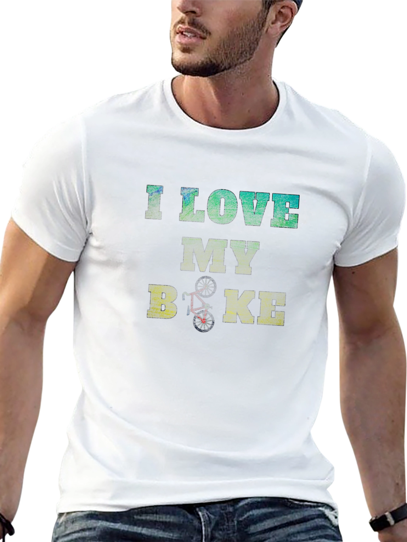 I Love My Bike Graphic T-Shirt