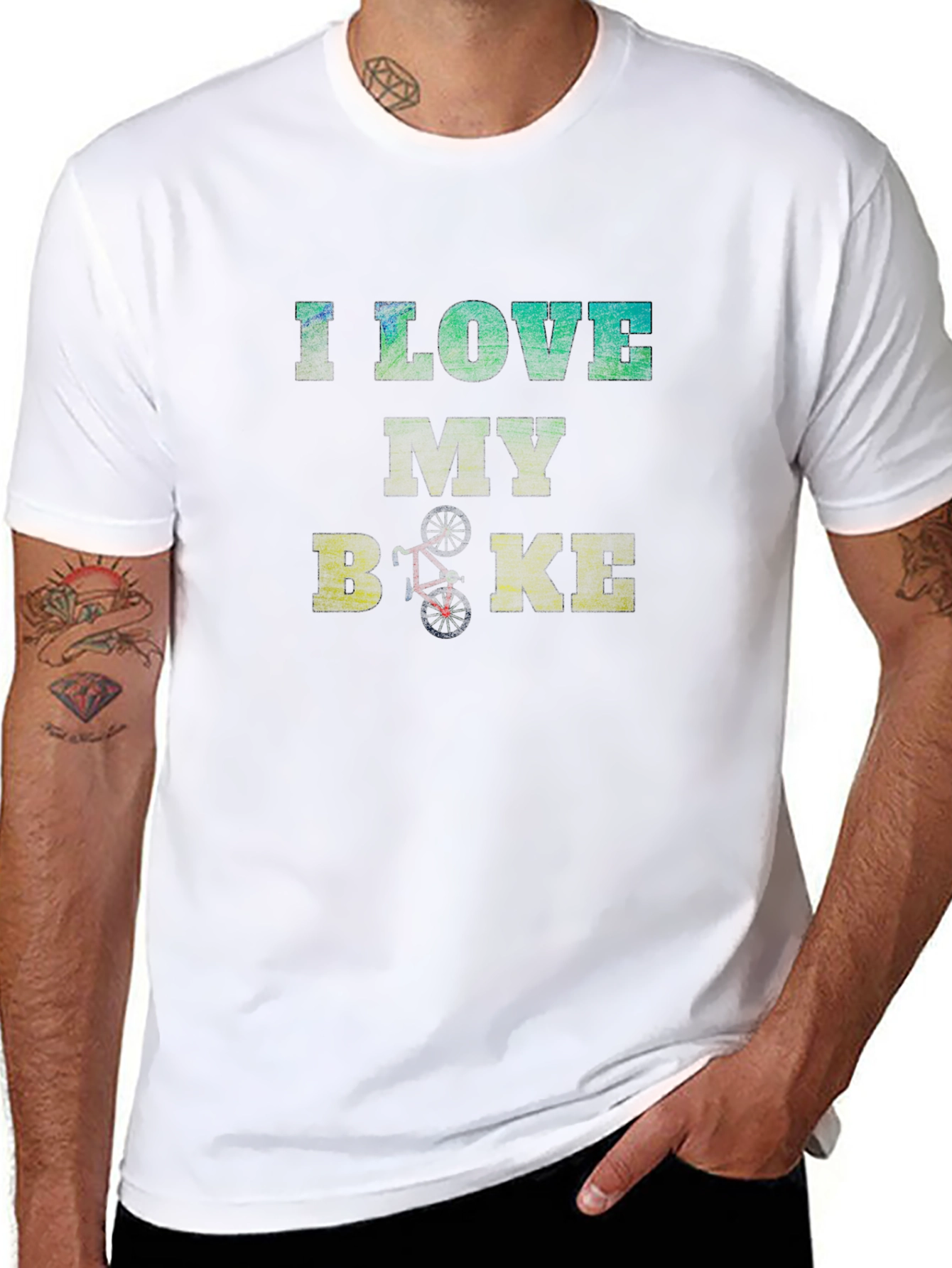 I Love My Bike Graphic T-Shirt