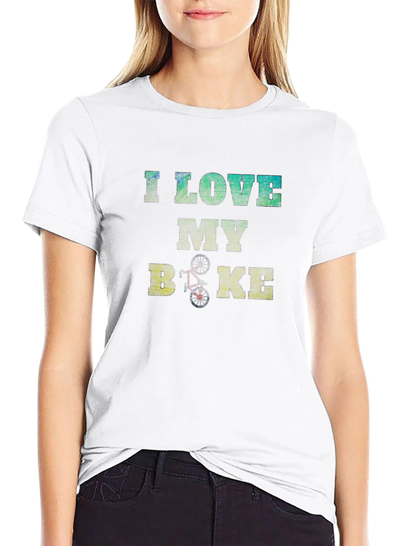 I Love My Bike Graphic T-Shirt