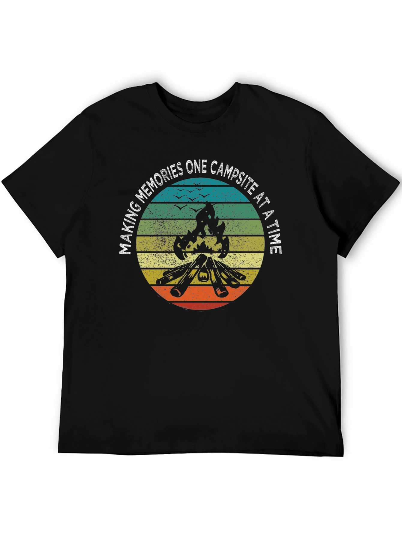 Camping Memories T-Shirt - Bonfire Design