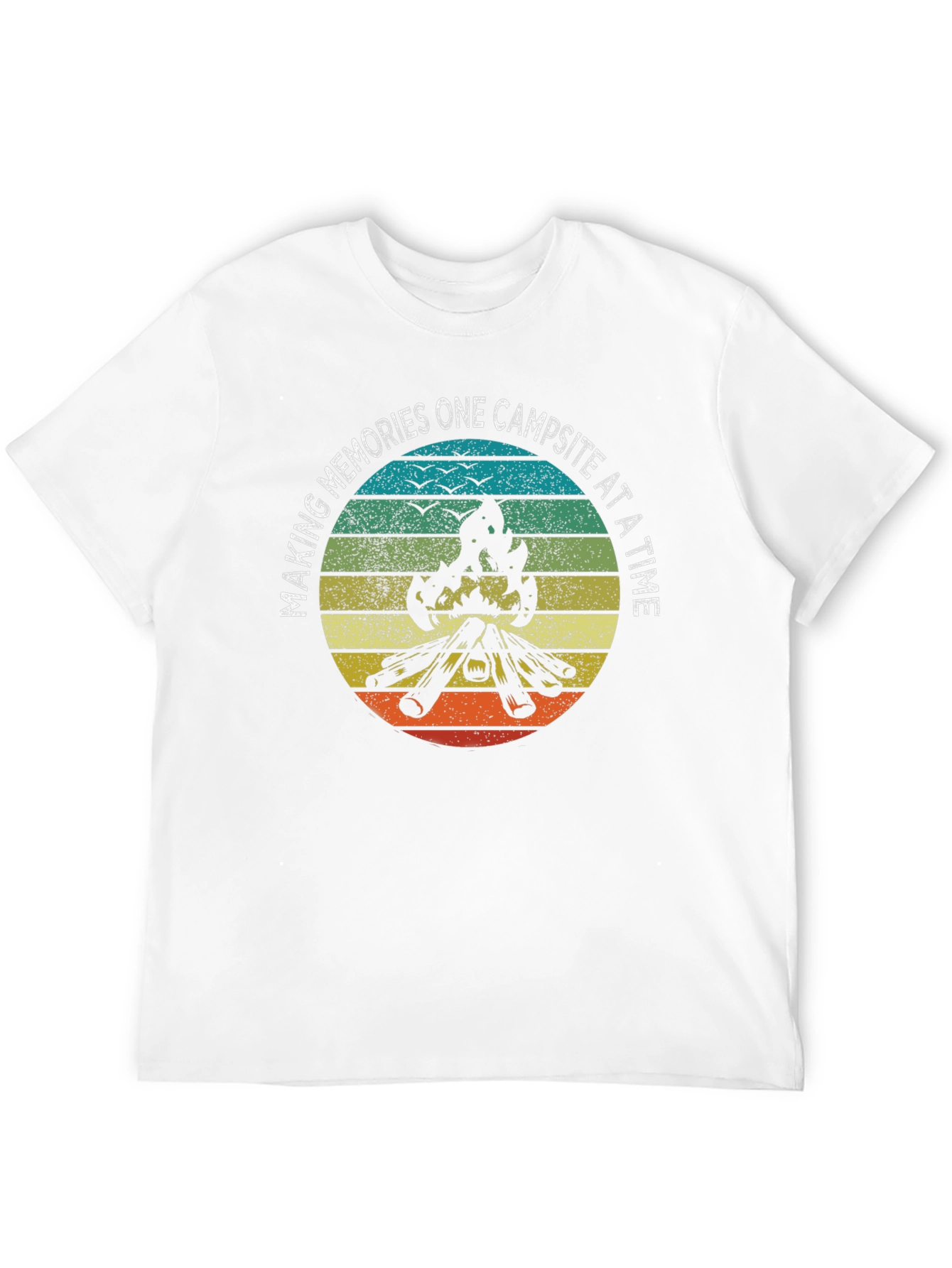 Camping Memories T-Shirt - Bonfire Design