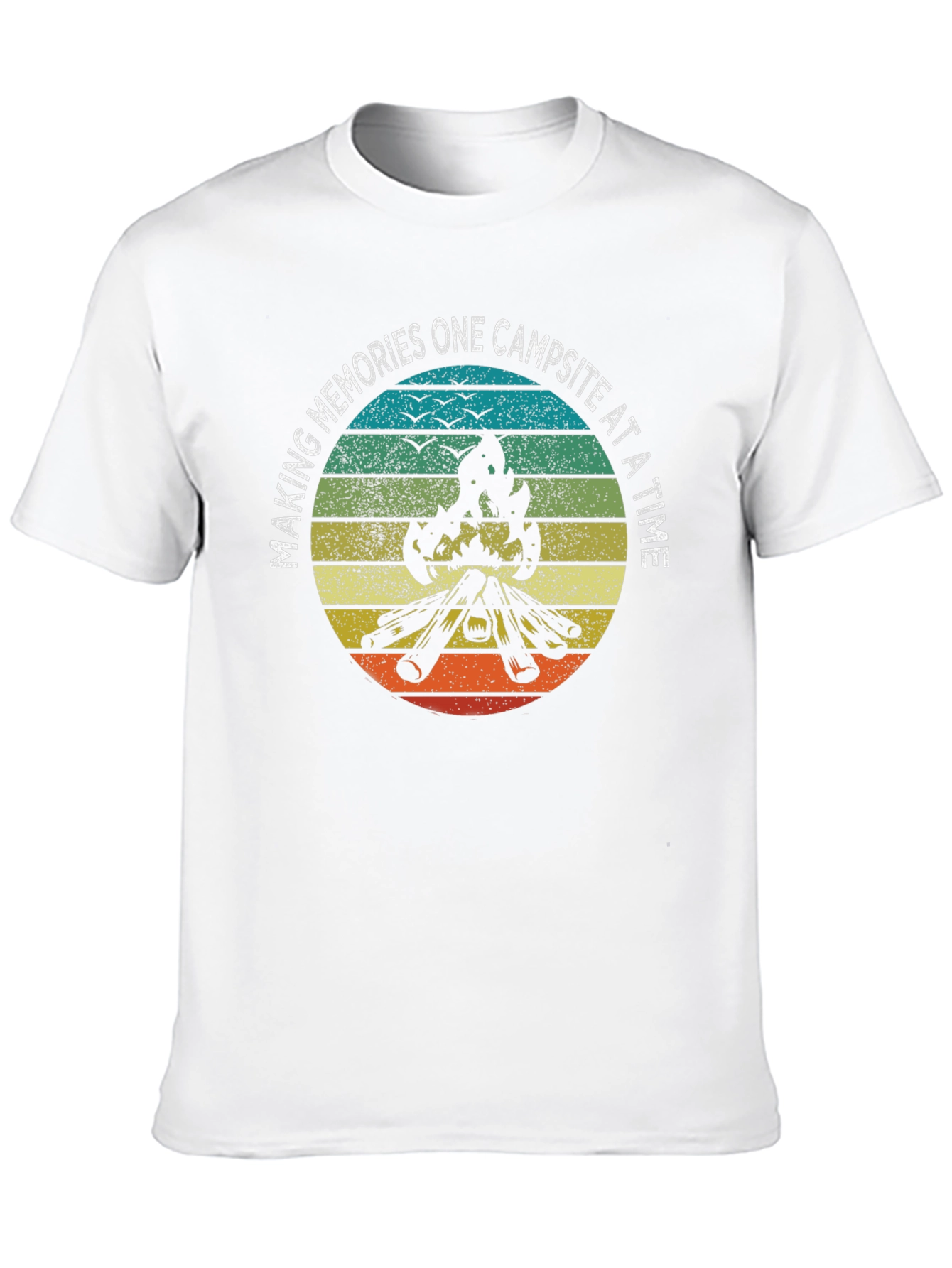 Camping Memories T-Shirt - Bonfire Design