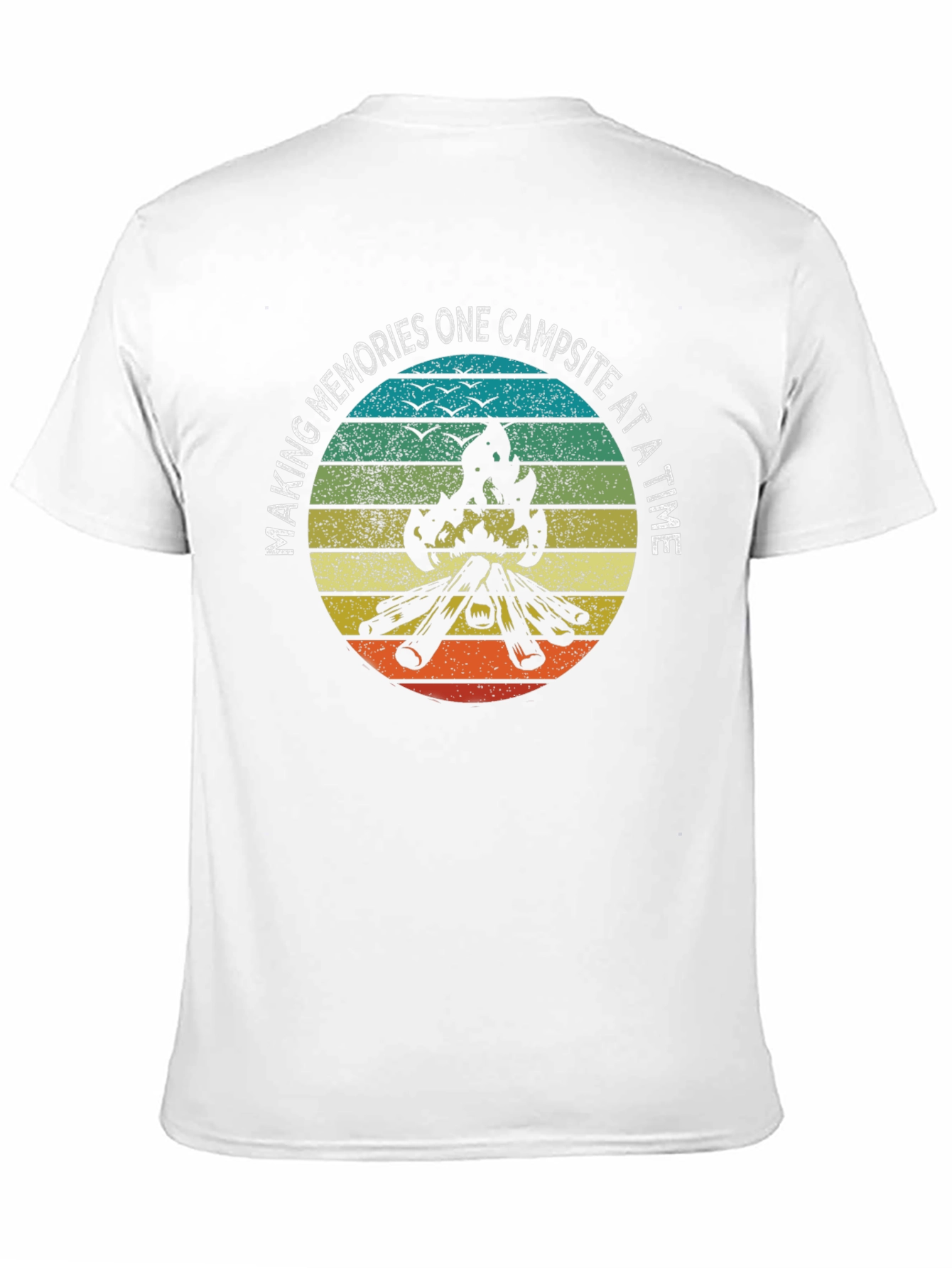 Camping Memories T-Shirt - Bonfire Design