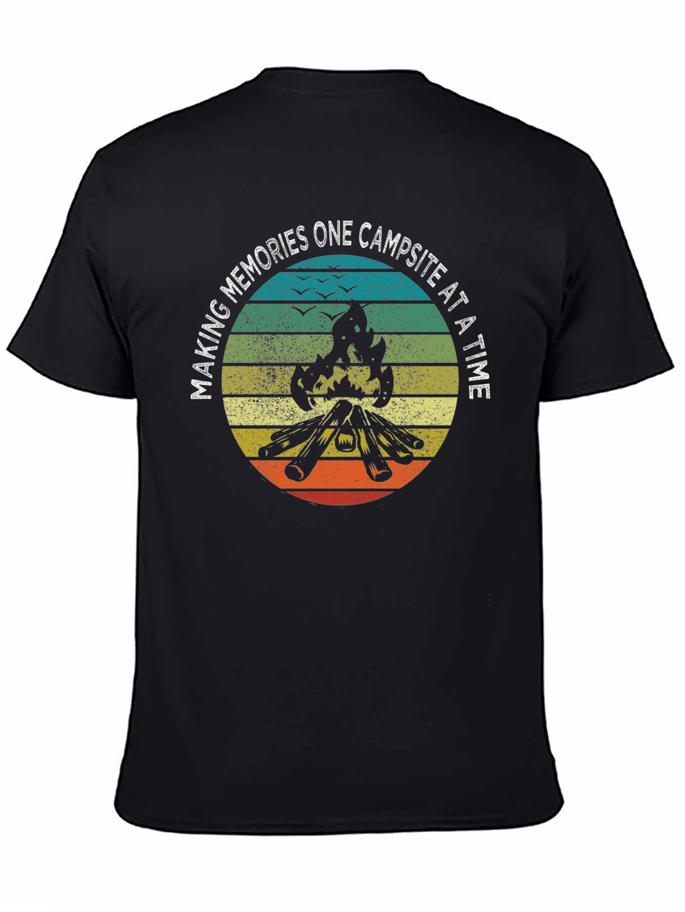 Camping Memories T-Shirt - Bonfire Design