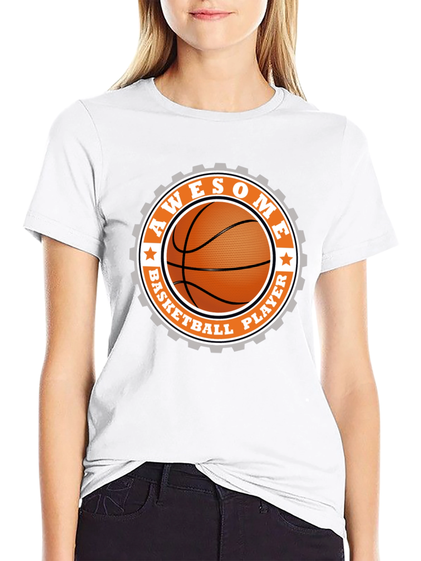Awesome Basketball Player Graphic T-Shirt