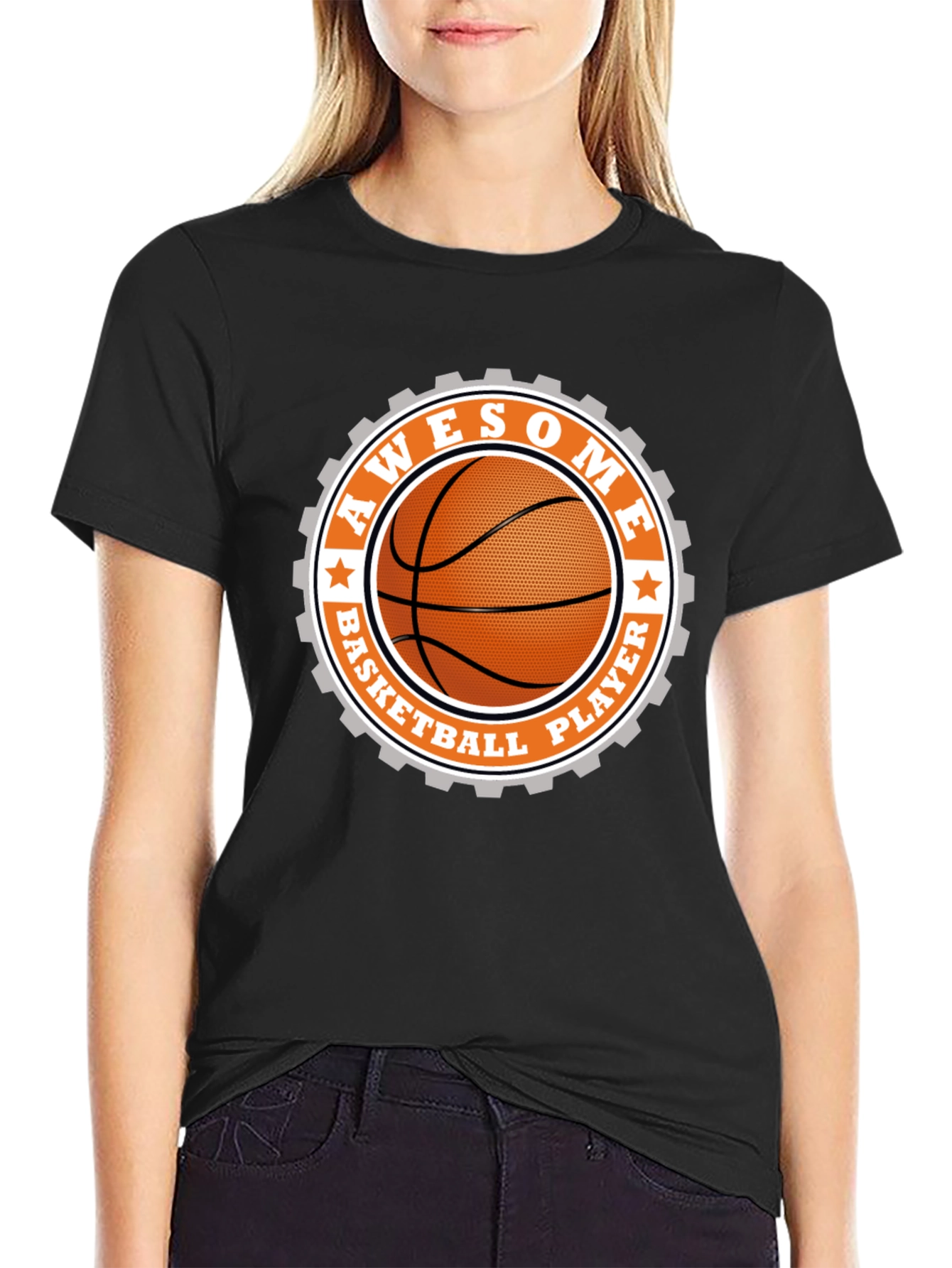 Awesome Basketball Player Graphic T-Shirt