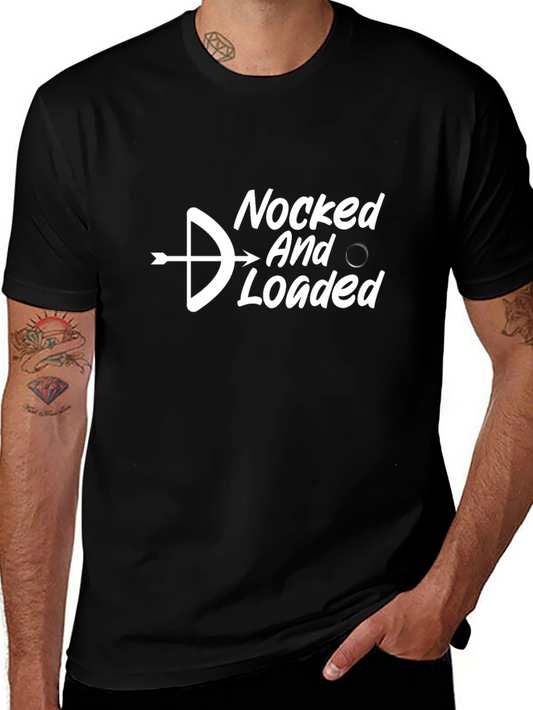 Nocked and Loaded Archery T-Shirt - Black