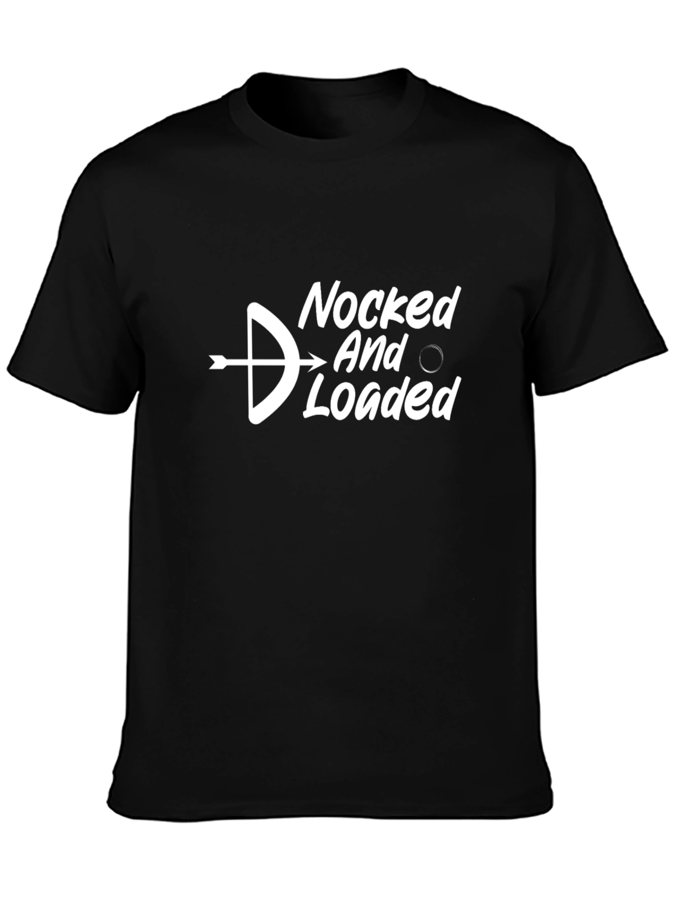 Nocked and Loaded Archery T-Shirt - Black