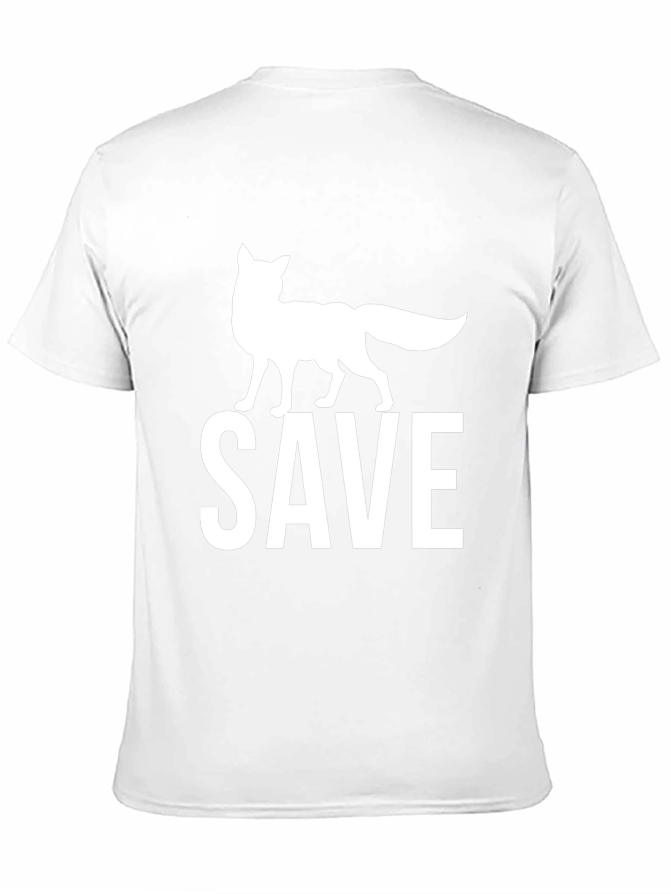 Save the Foxes Black Graphic Tee
