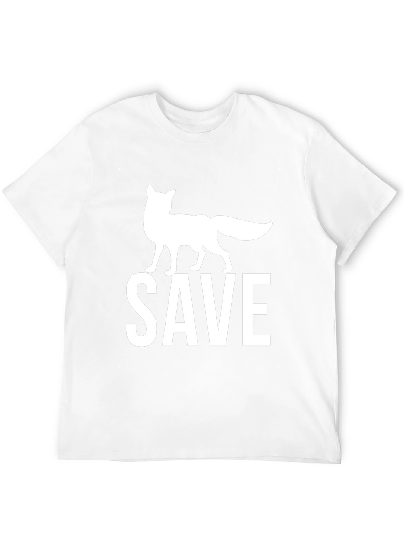 Save the Foxes Black Graphic Tee