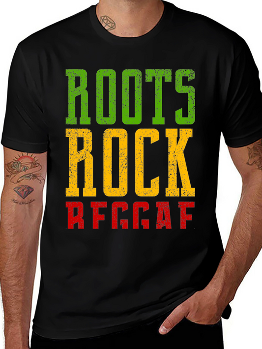 Roots Rock Reggae T-Shirt - Rasta Colors